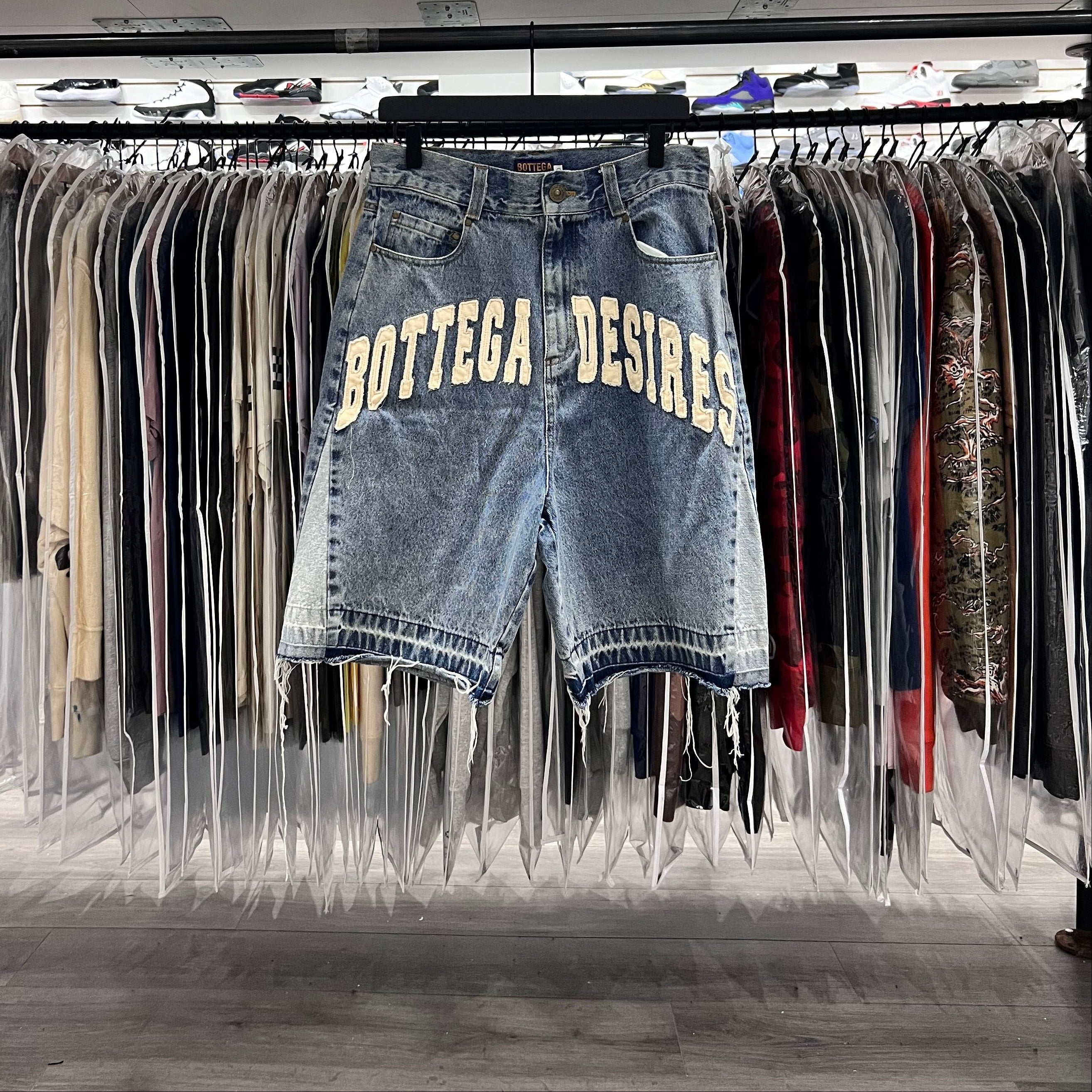 Bottega Desire Denim Shorts Blue Jorts (Lightly Worn)