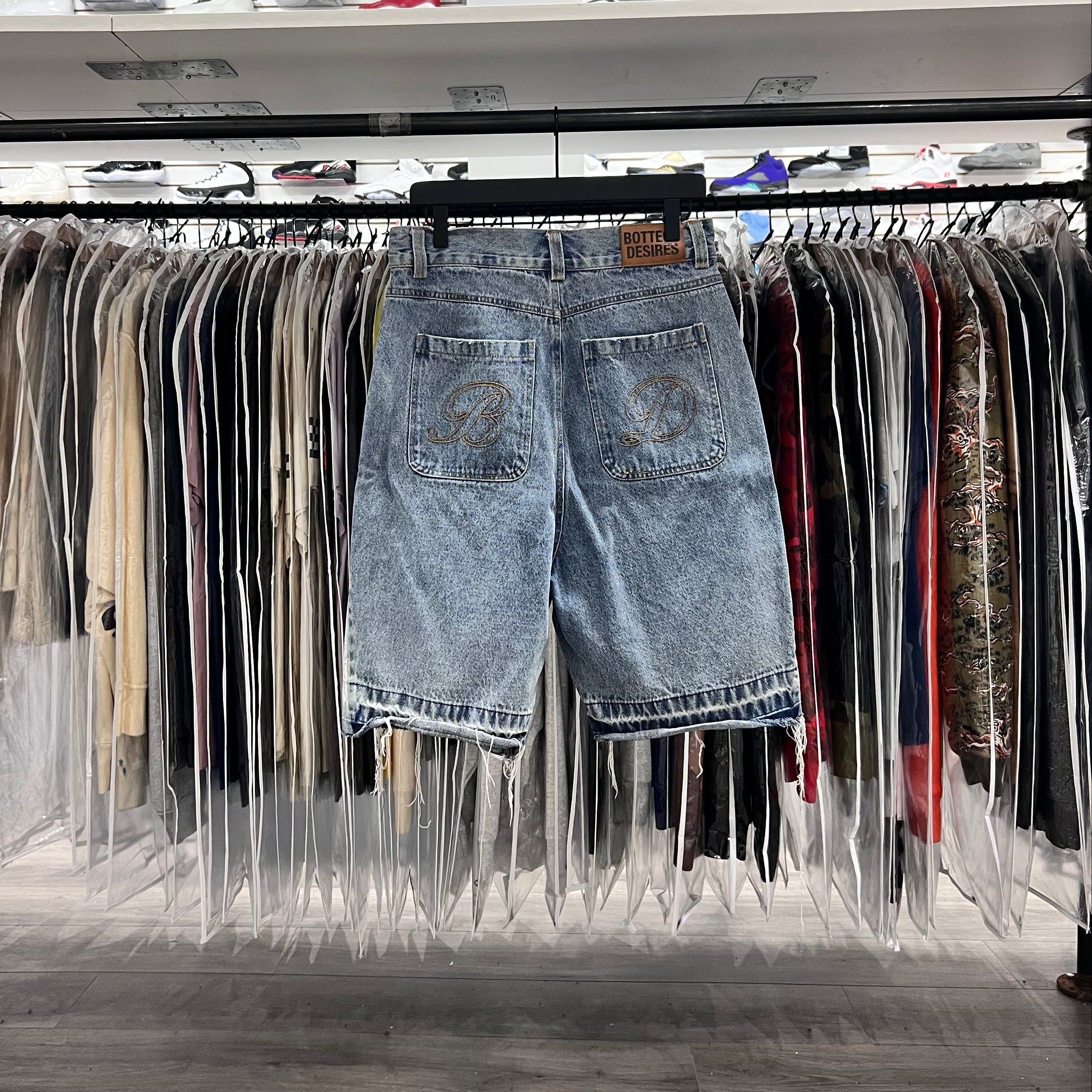 Bottega Desire Denim Shorts Blue Jorts (Lightly Worn)