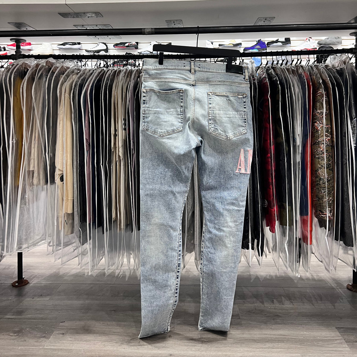 Amiri Pink Tie Dye Core Jeans (Lightly Worn)