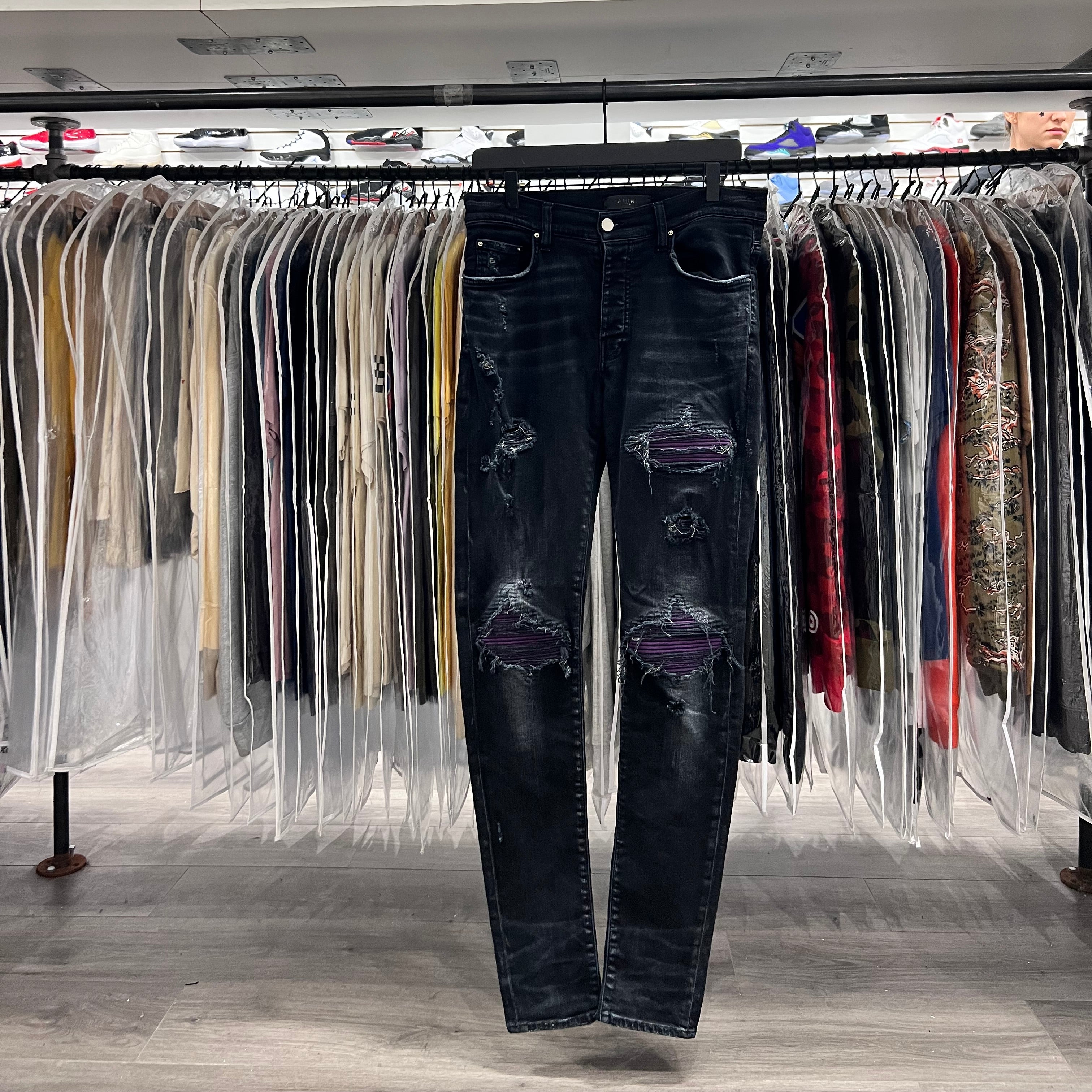 Amiri MX1 Purple Patch (Lightly Worn)