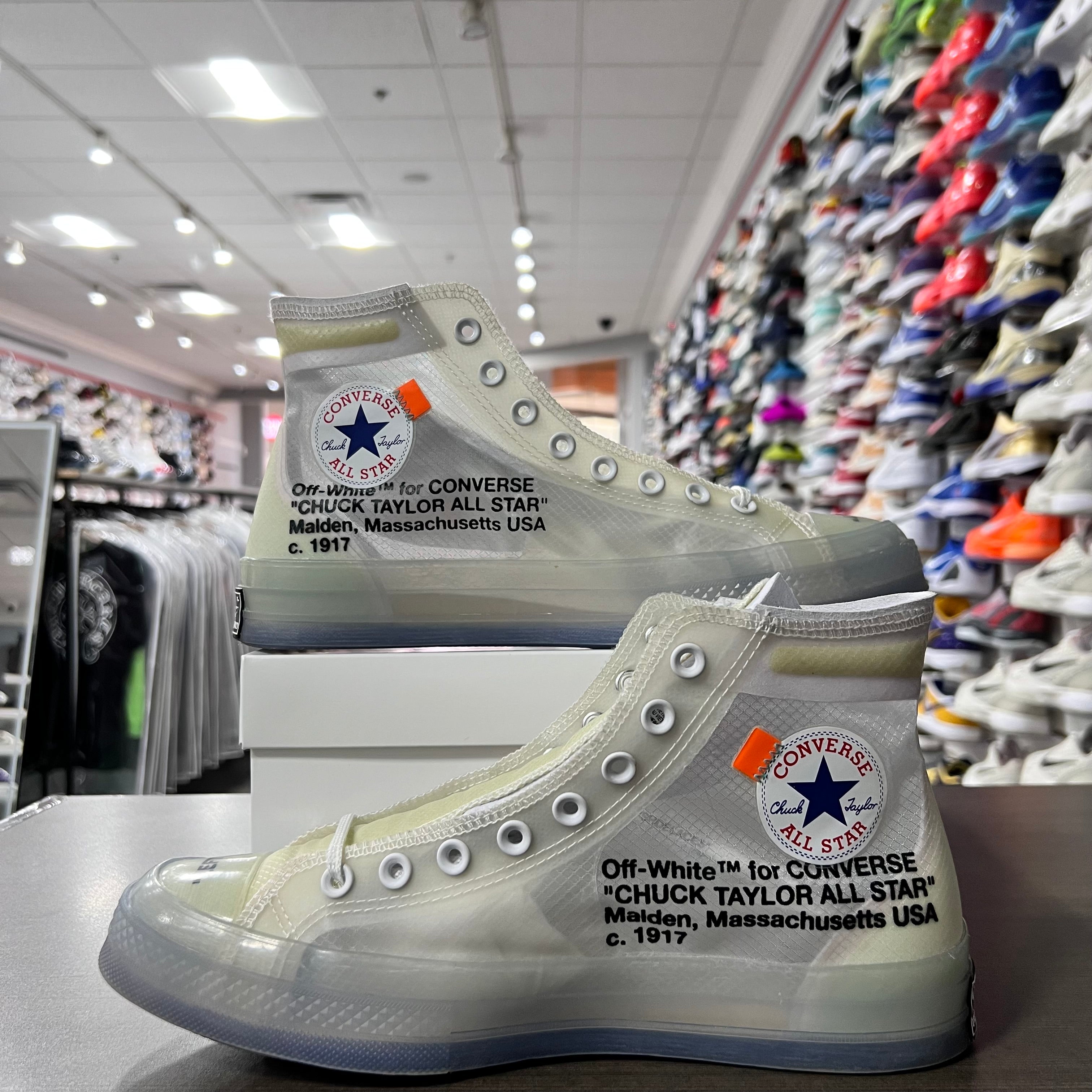 Converse Chuck Taylor All Star Vulcanized Hi Off-White (Lightly Worn+Replacement Box)