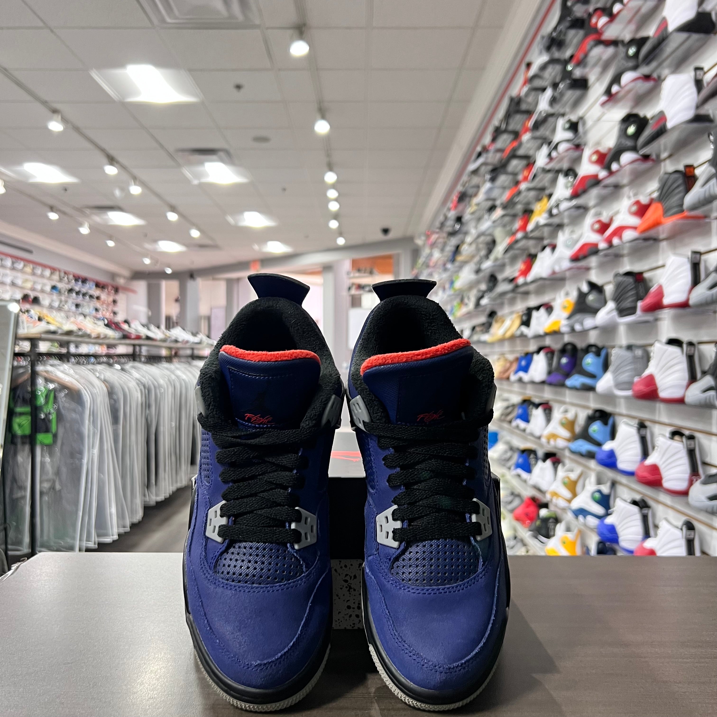 Jordan Retro 4 Gs Winterized Loyal Blue (Lightly Worn)