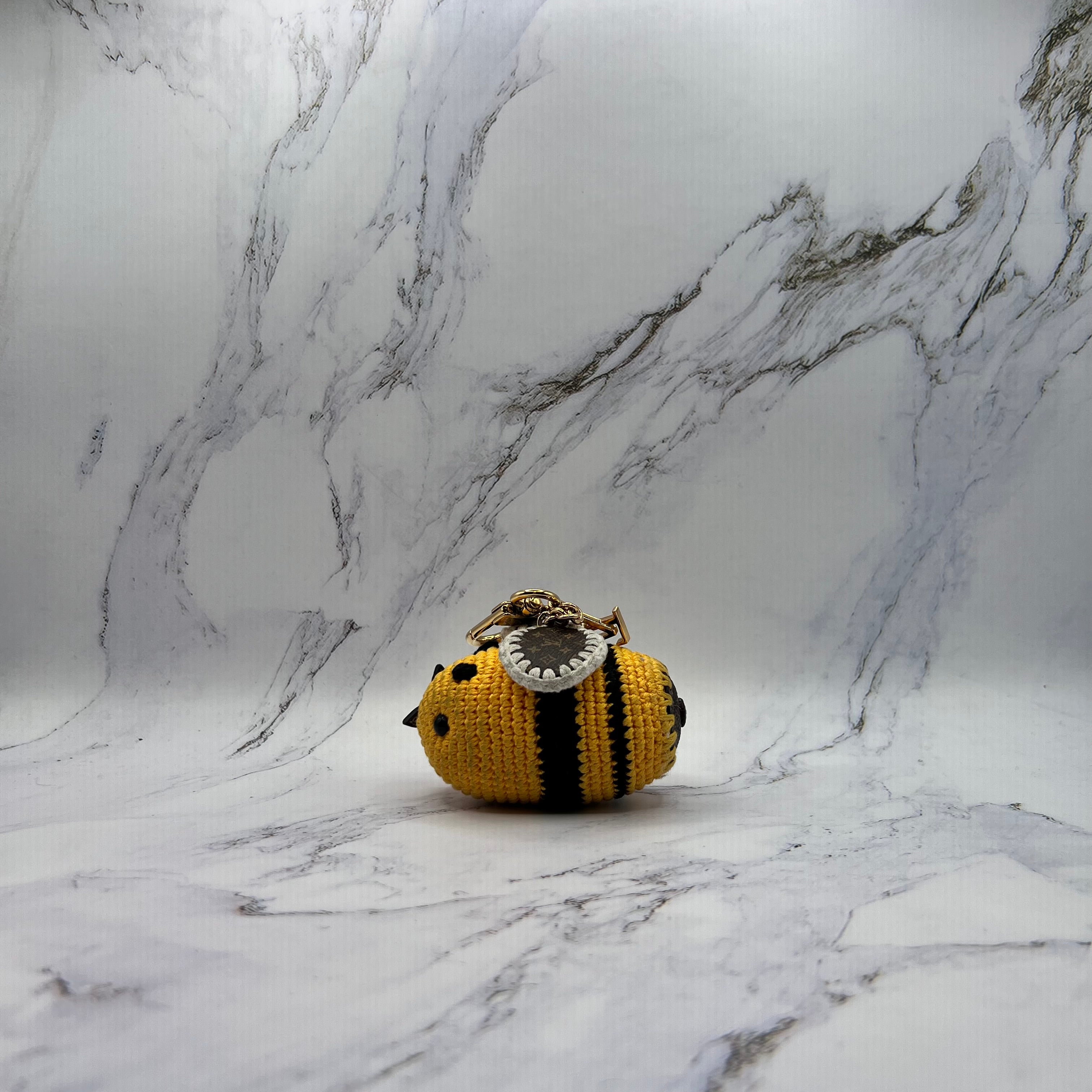 Louis Vuitton Crochet Bee Bag Charm (Lightly Worn)