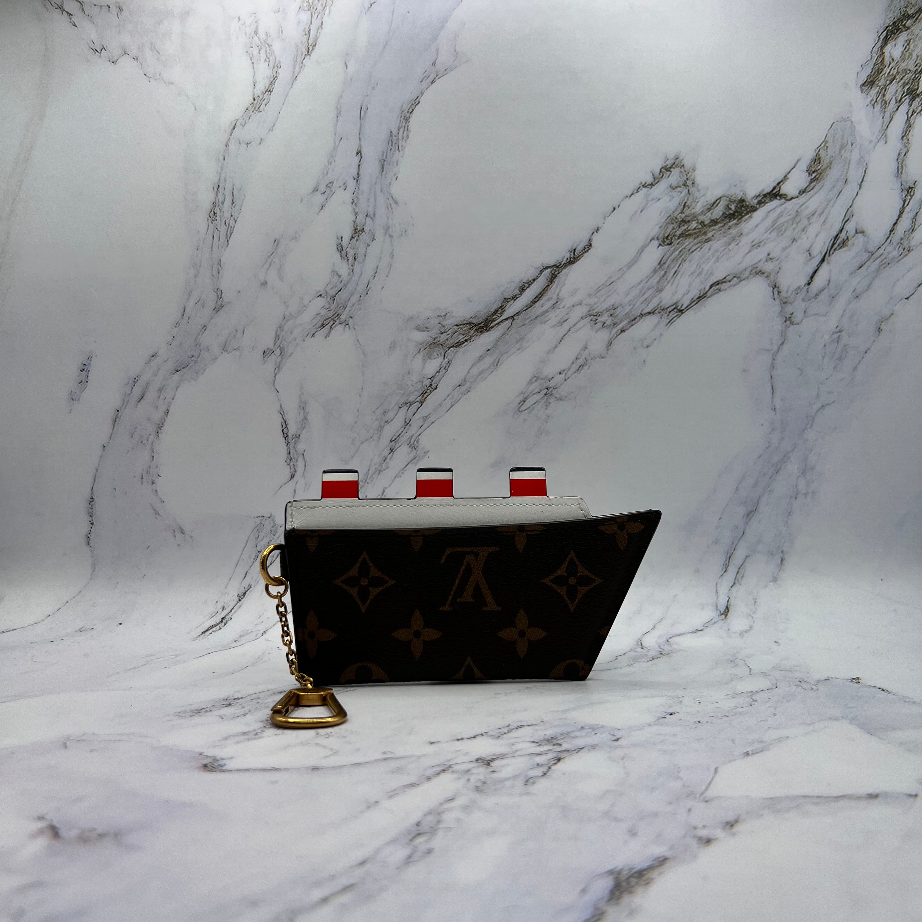 Louis Vuitton Monogram Cruise Card Holder (Lightly Worn)