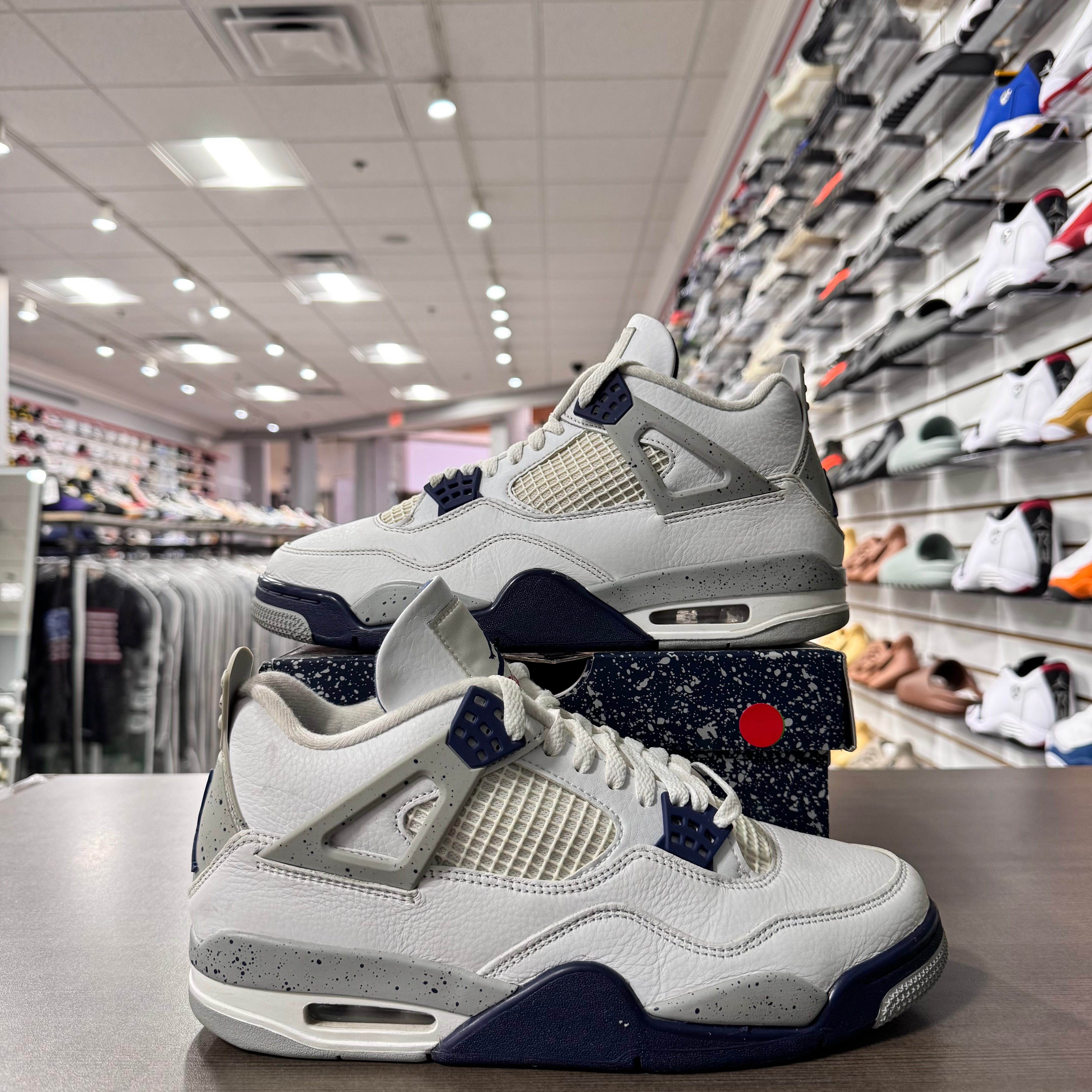 Jordan Retro 4 Mens Midnight Navy (Lightly Worn)