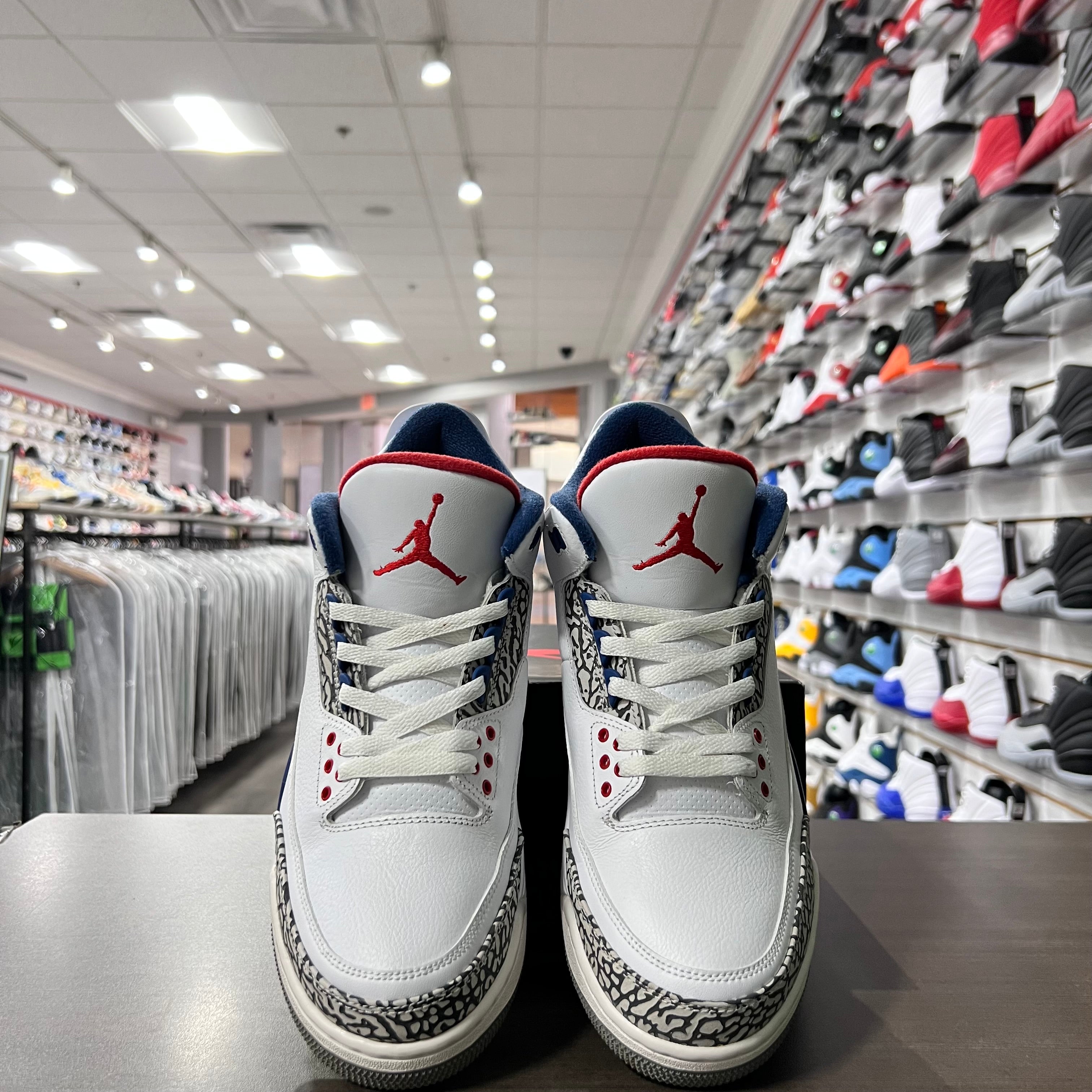 Jordan Retro 3 Mens True Blue (2016) (Lightly Worn)