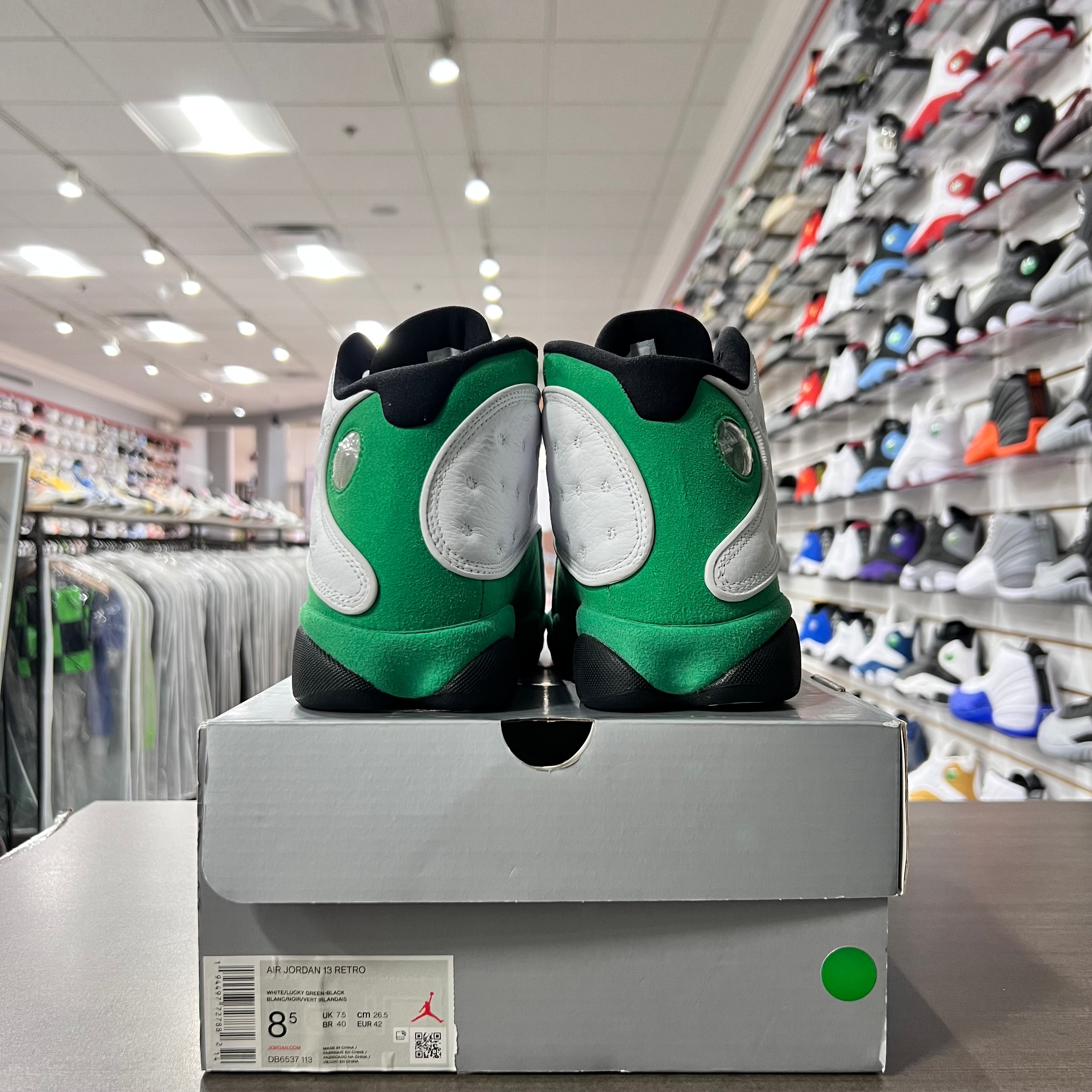 Jordan Retro 13 Mens Lucky Green (Lightly Worn)