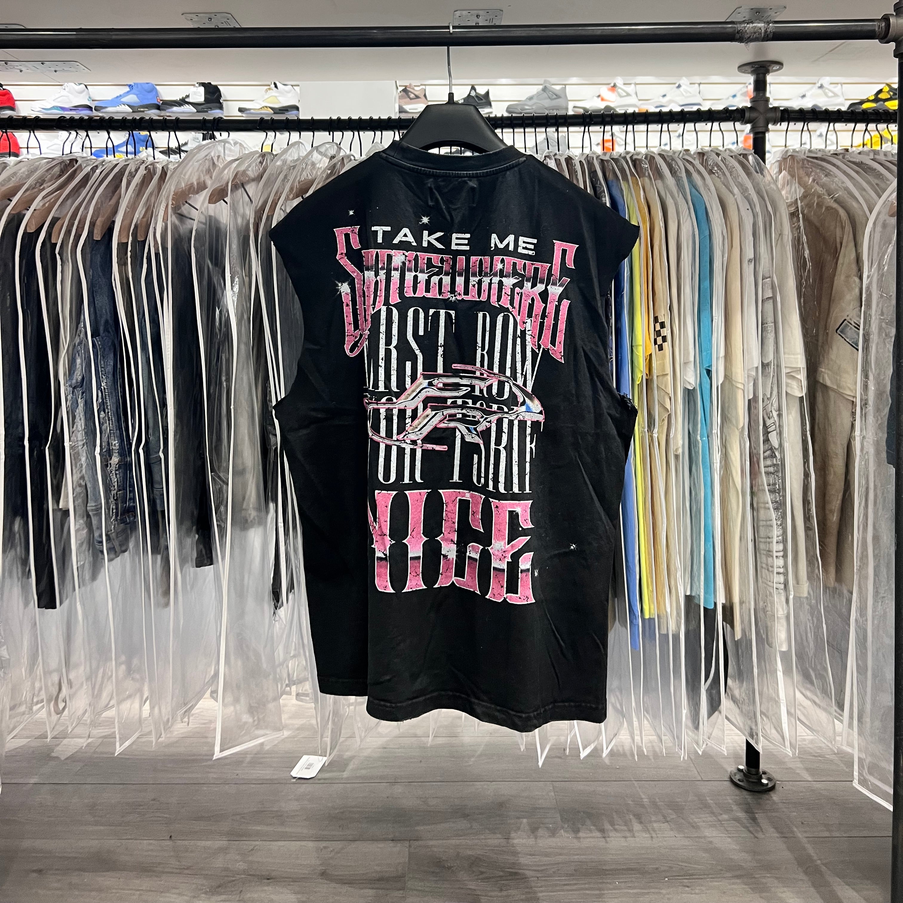 First Row Cut Off Tee (Lightly Worn)