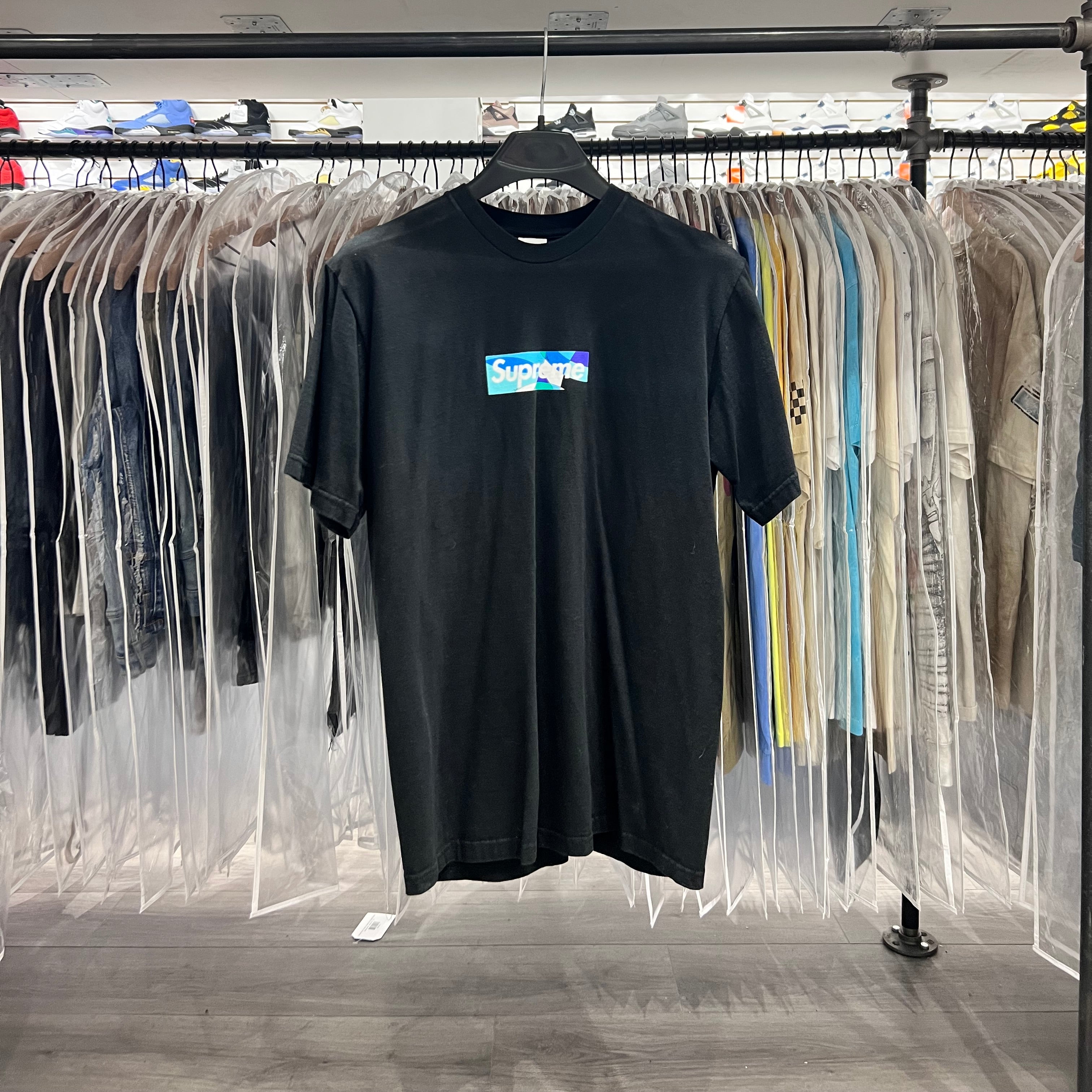 Supreme Box Logo Tee Emilio Pucci Black (Lightly Worn)