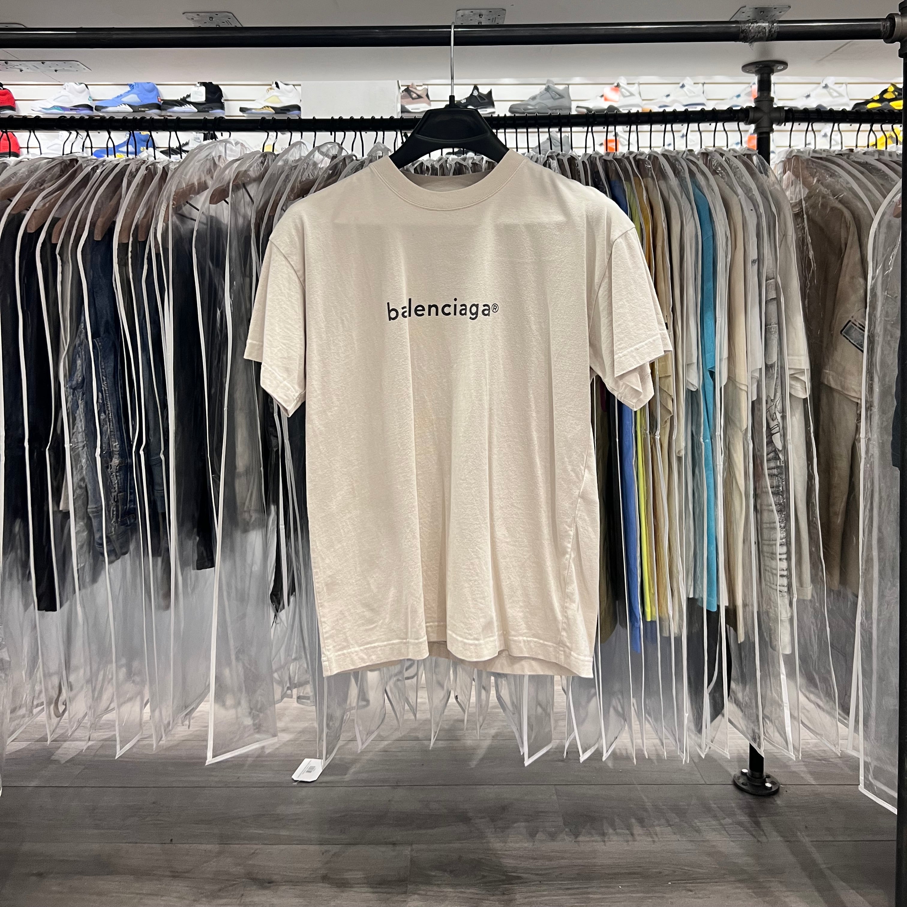 Balenciaga Logo Tee (Lightly Worn)