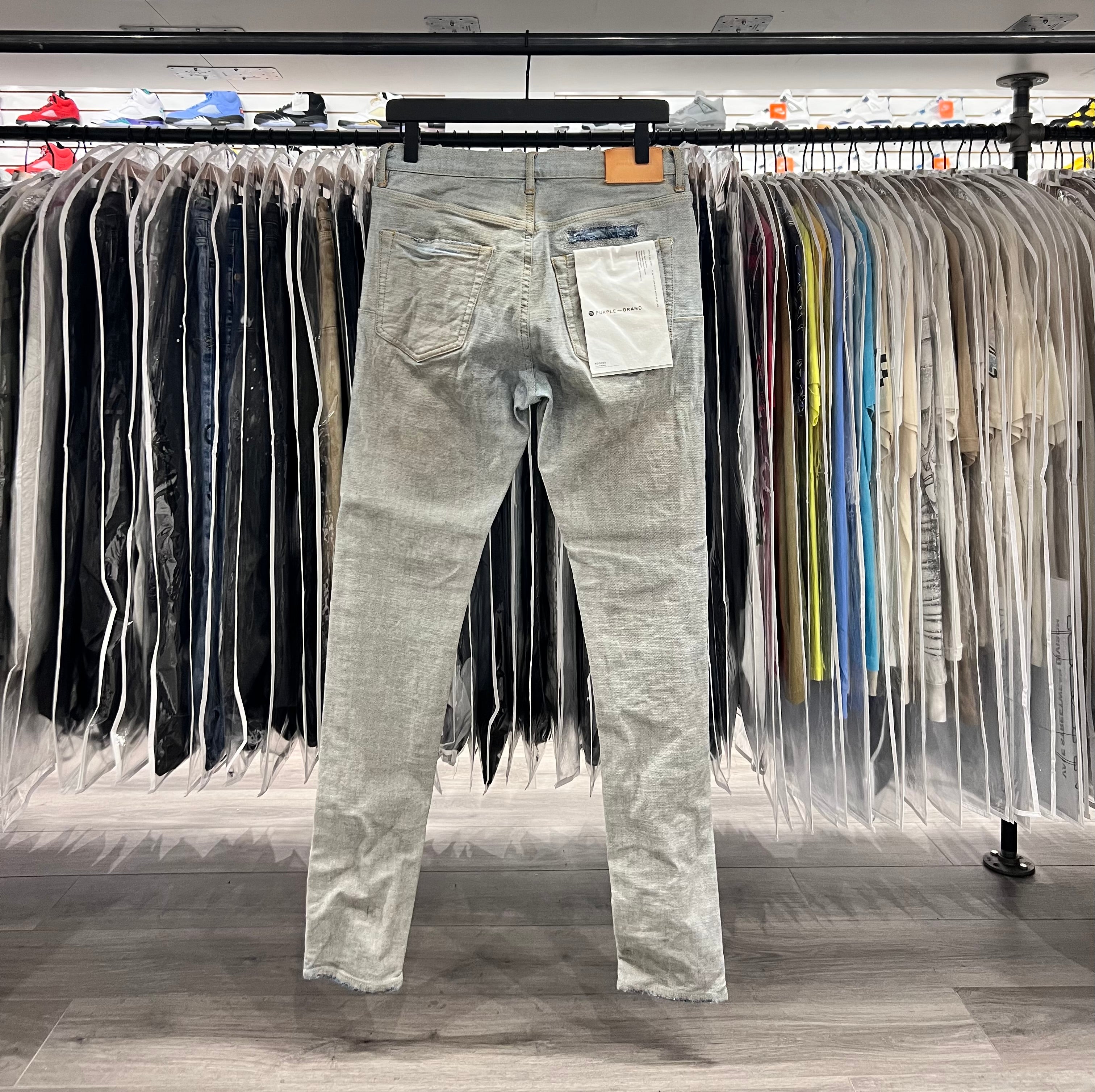 Purple Jeans Light Blue Faded Wash (Lightly Worn)