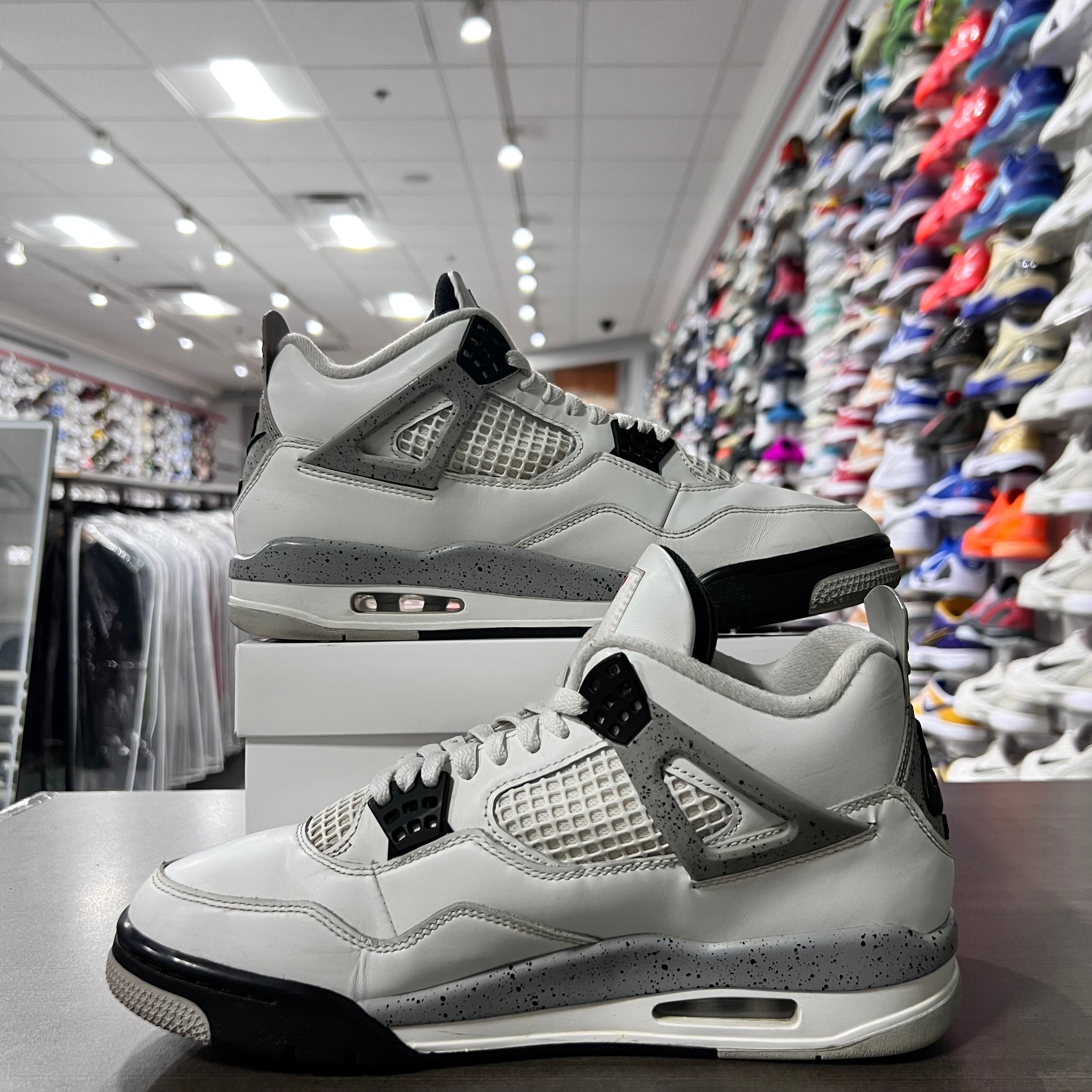 Jordan Retro 4 GS Wet Cement (B-Grade)(Lightly Worn+Replacement Box)
