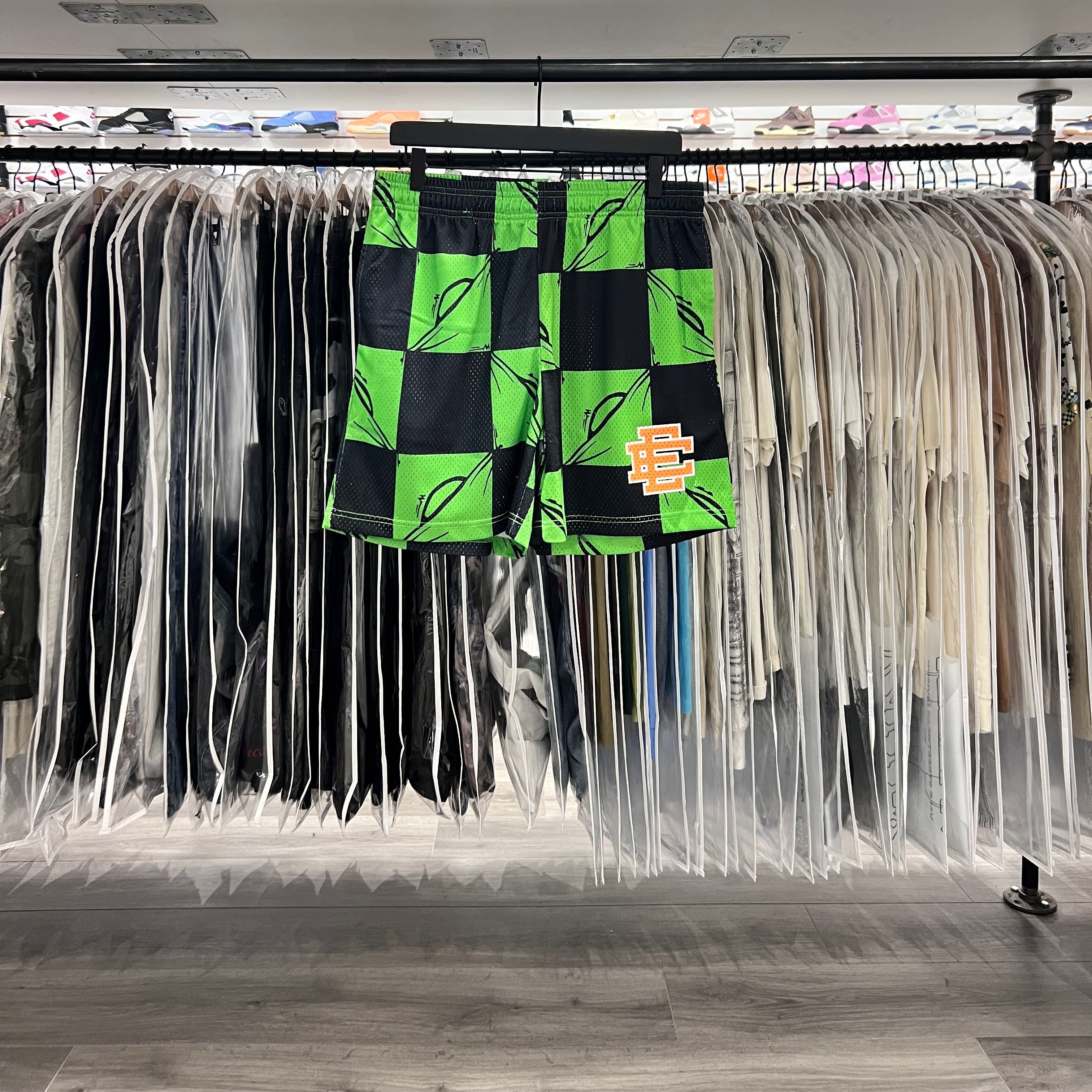 Matty Boy X Eric Emanuel Shorts Green Black