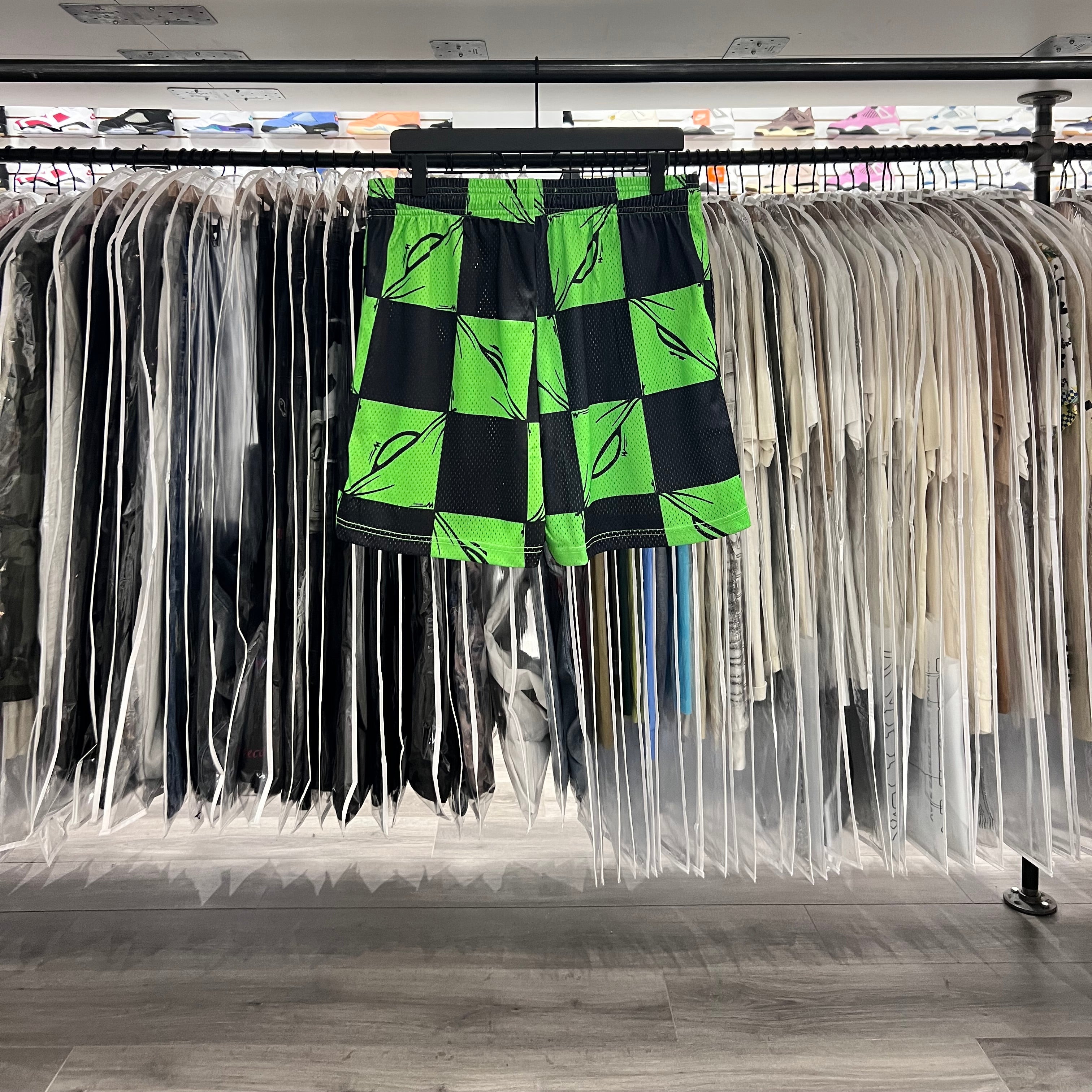 Matty Boy X Eric Emanuel Shorts Green Black