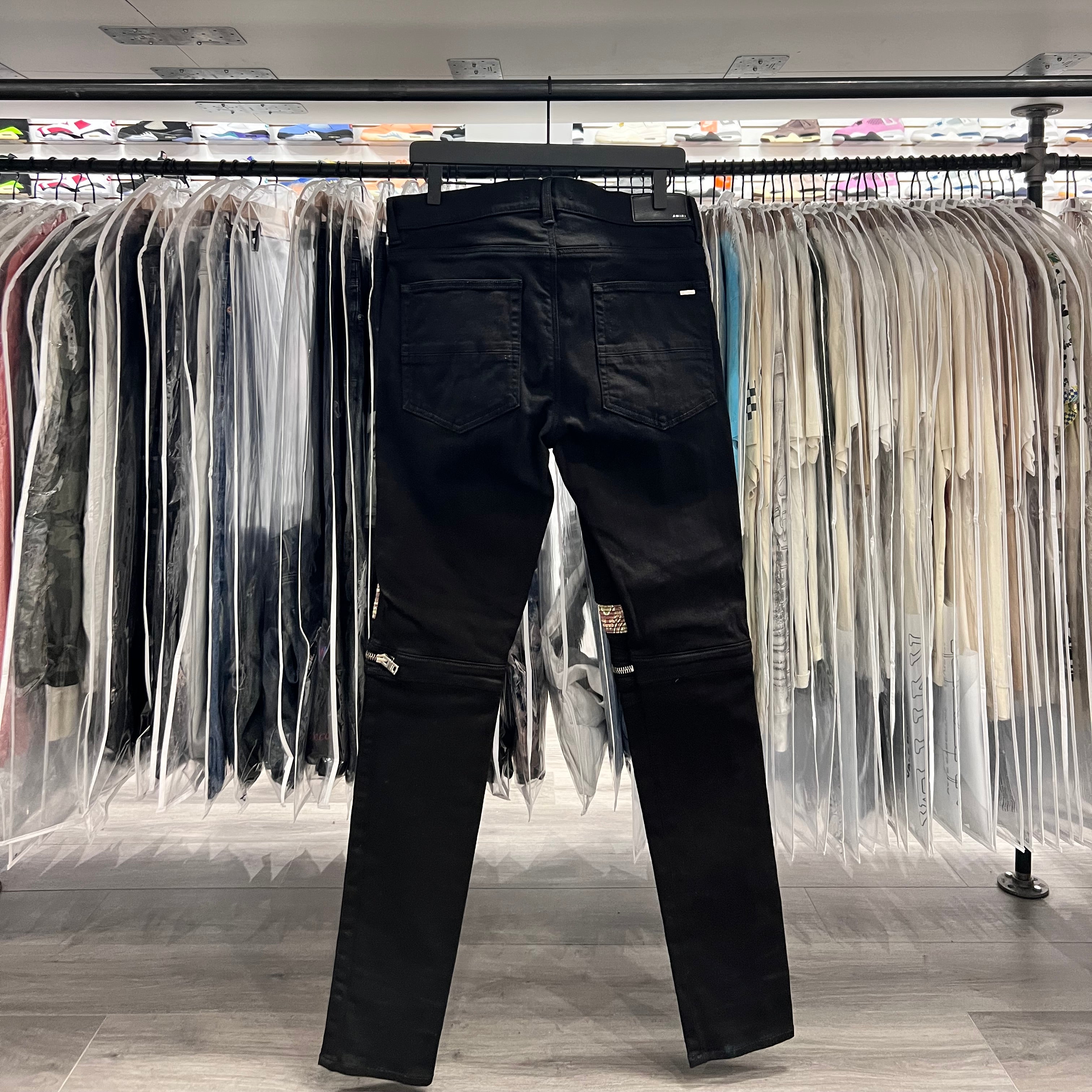 Amiri Jeans Paisley Black (Lightly Worn)