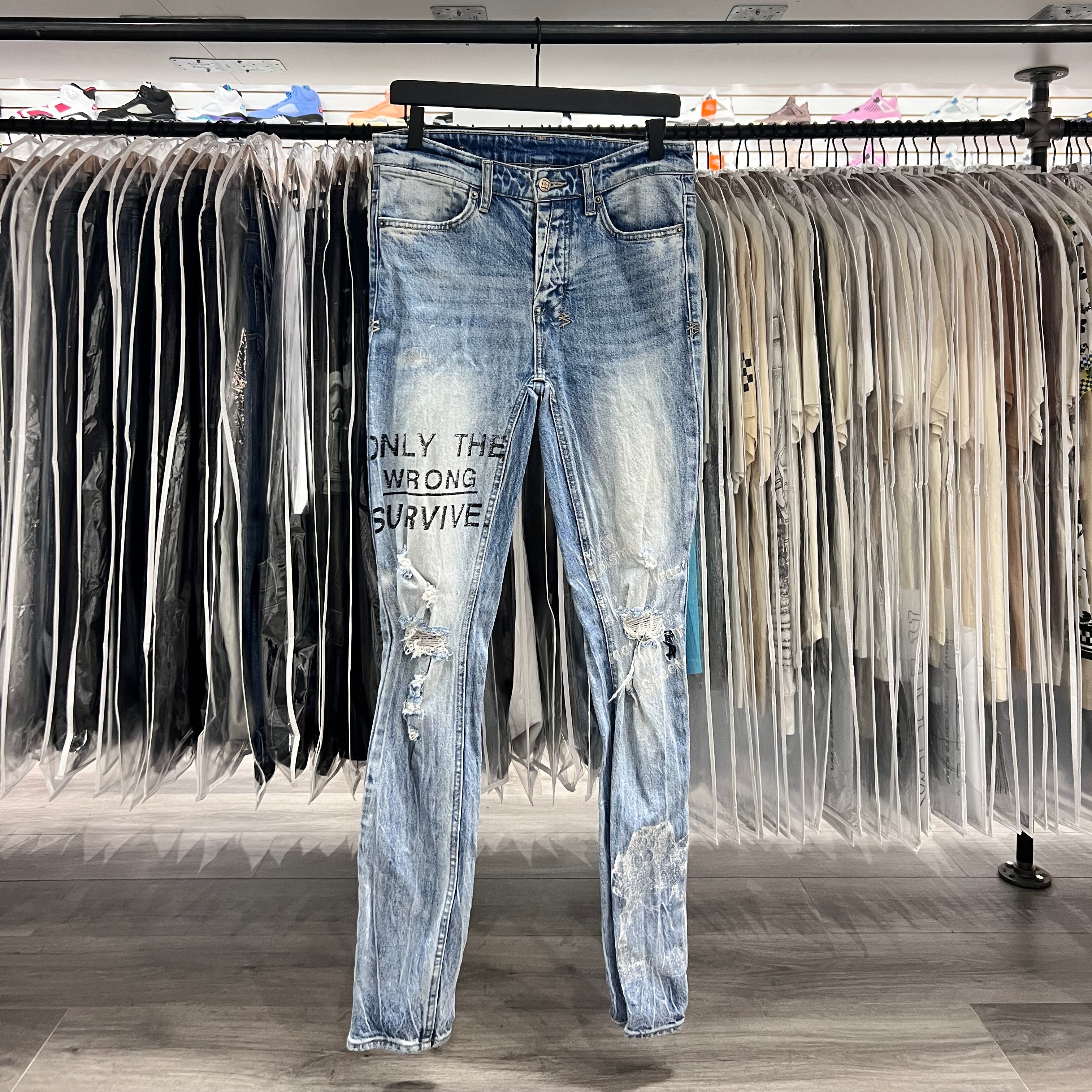 Ksubi Jeans Blue Only The Wrong Survive (Lightly Worn)
