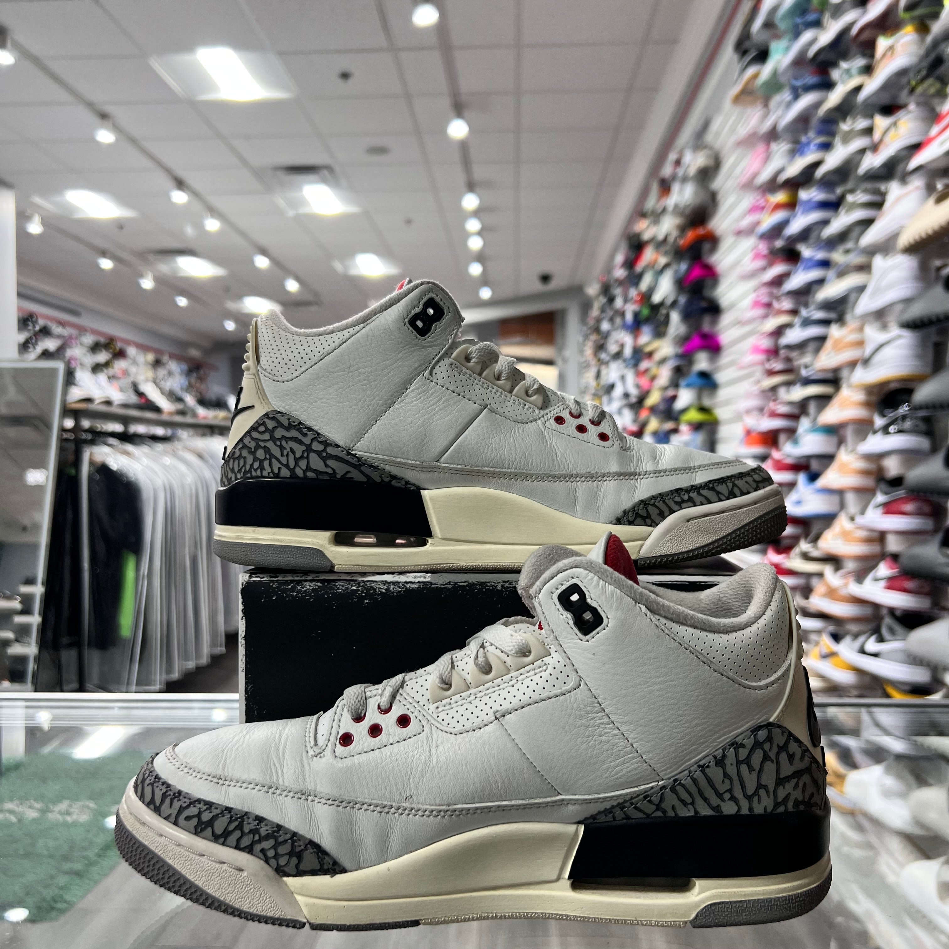 Jordan Retro 3 Mens White Cement Reimagined (Lightly Worn)