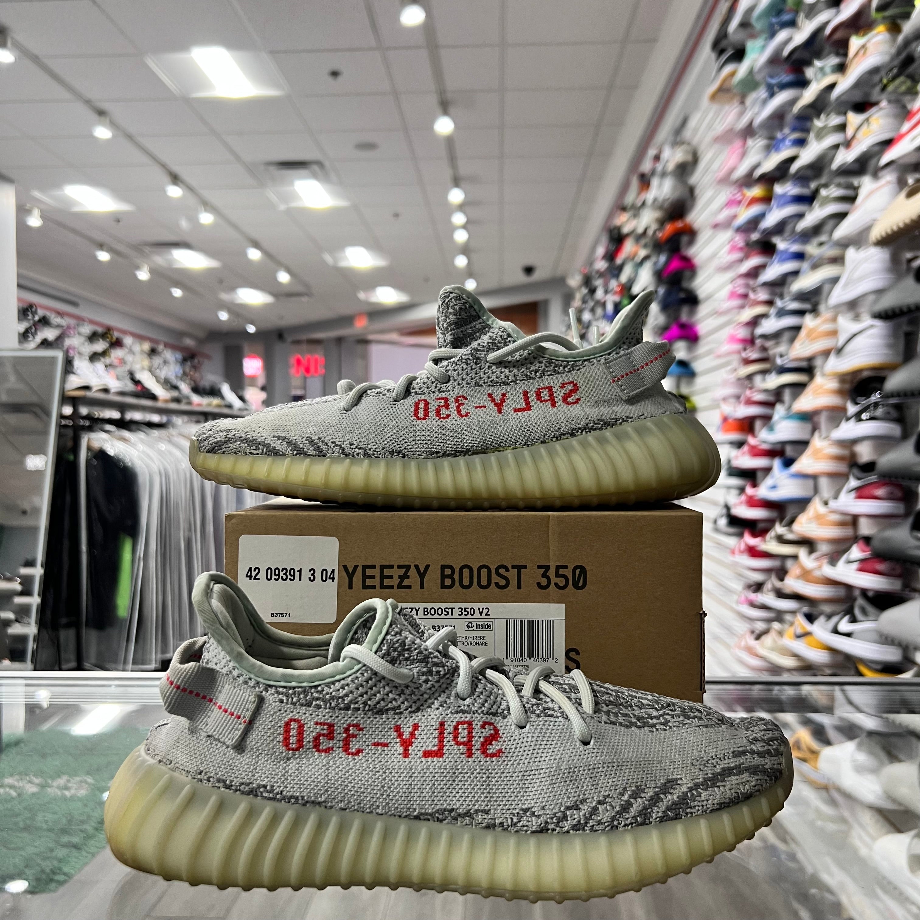 Adidas Yeezys 350 V2 Blue Tint (Lightly Worn)