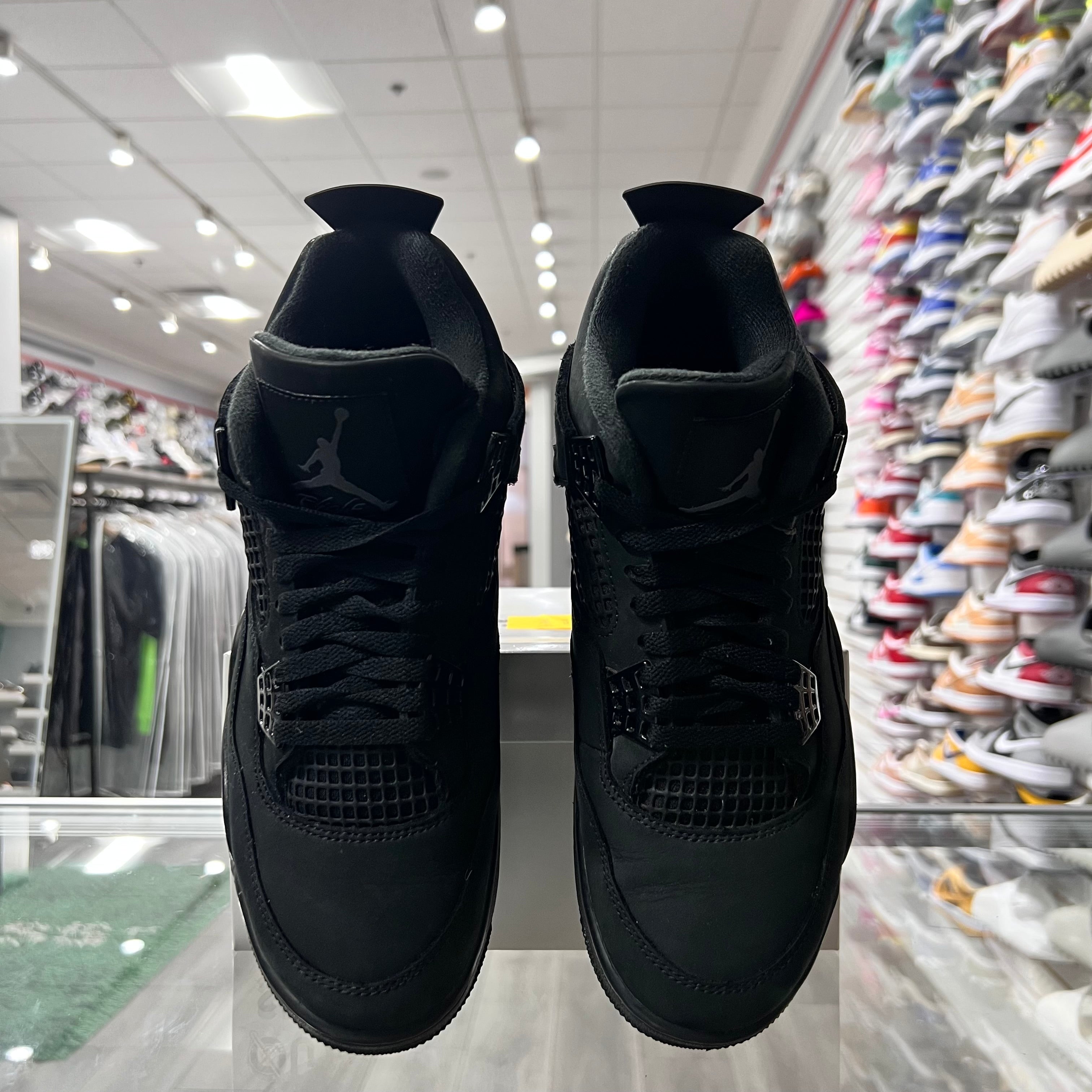 Jordan Retro 4 Mens Black Cat (Lightly Worn+Replacement Box)