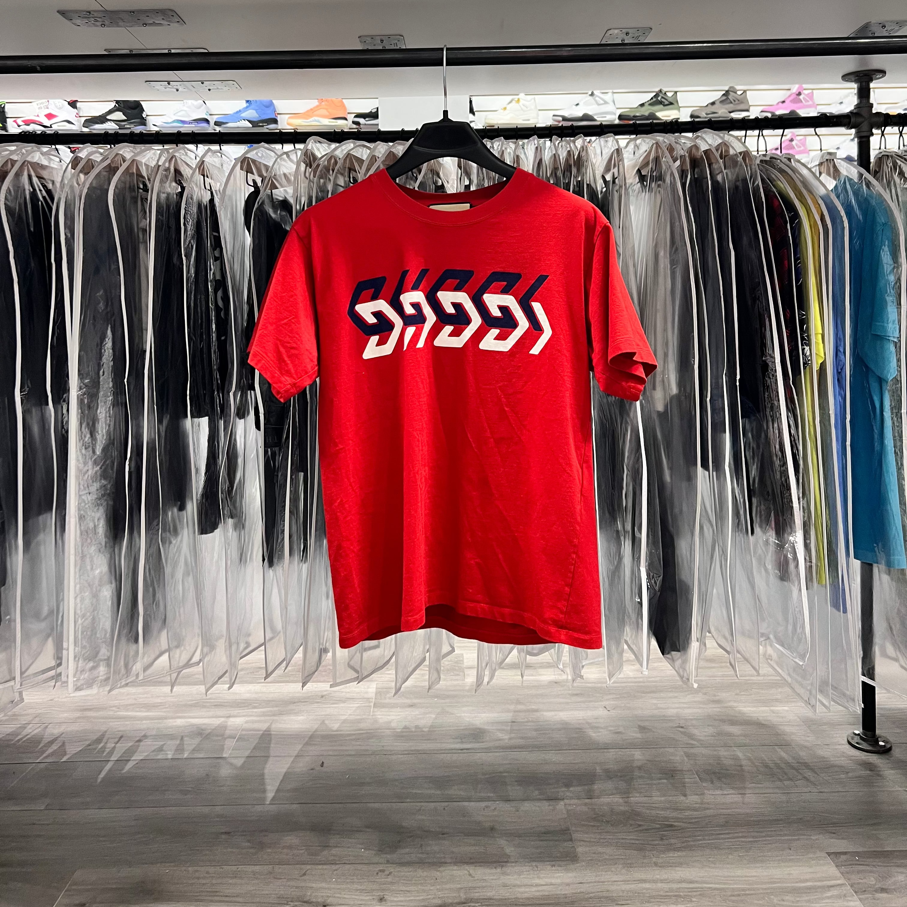 Gucci Tee Red White Blue (Lightly Worn)