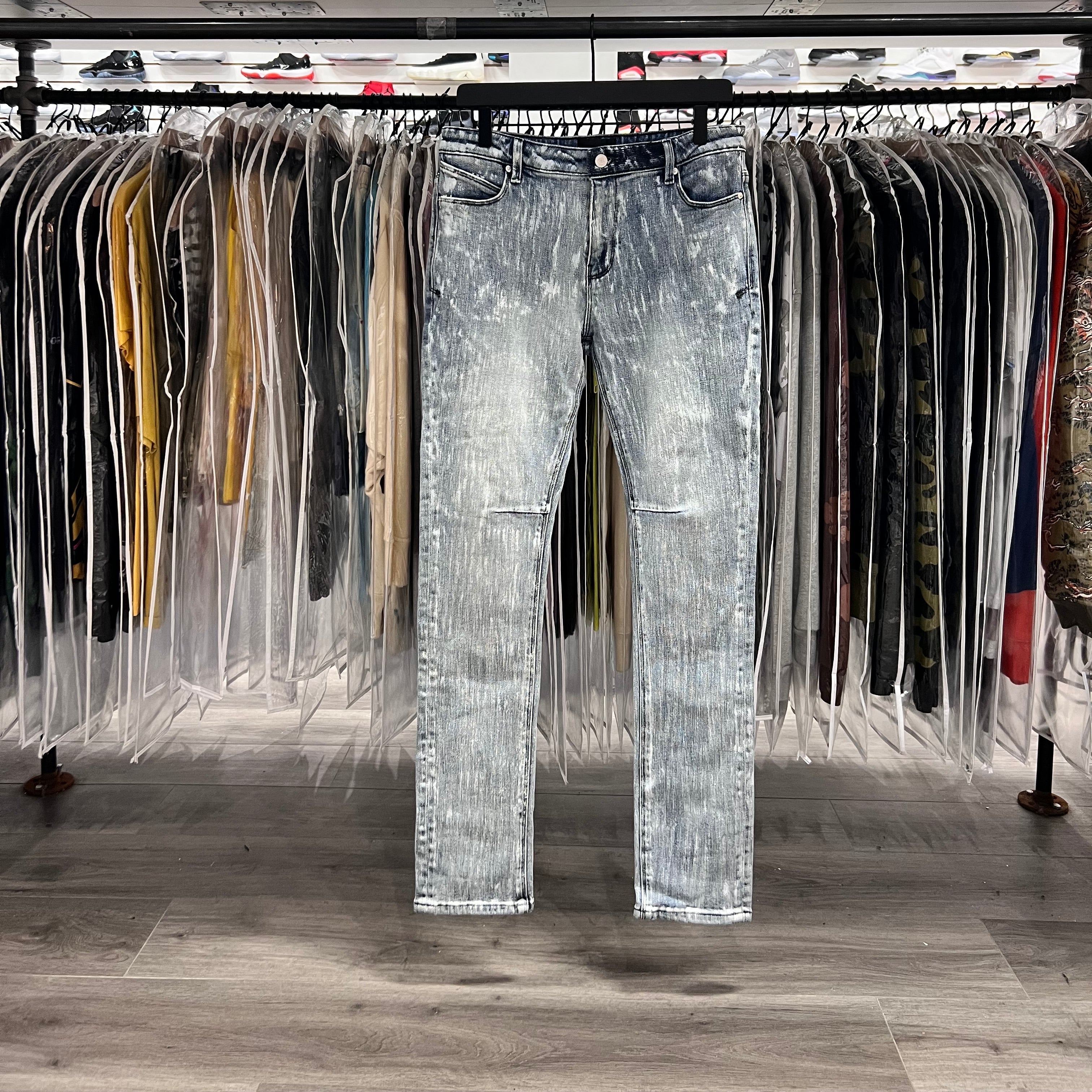 RTA Blue/White Washed Jeans (Lightly Worn)
