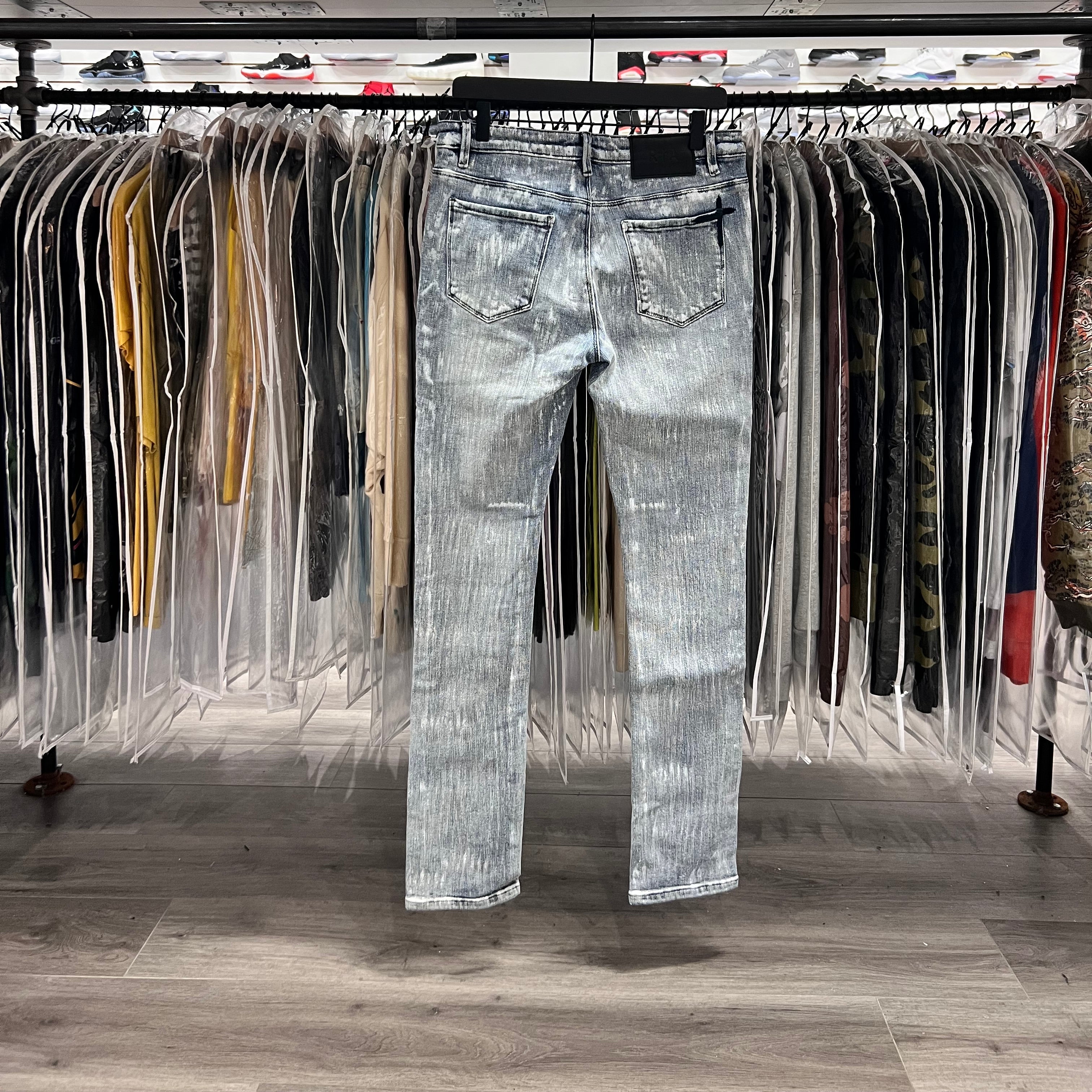 RTA Blue/White Washed Jeans (Lightly Worn)
