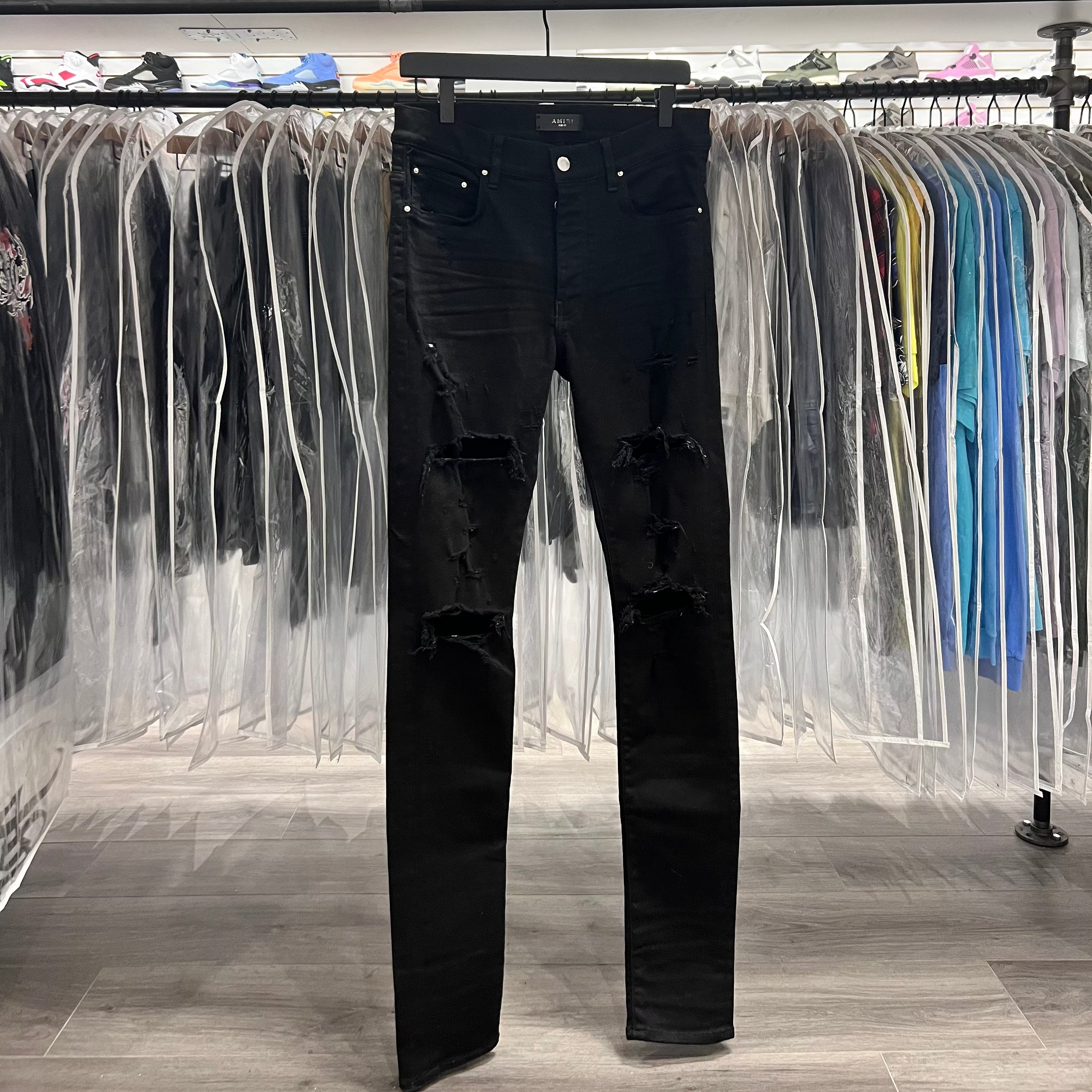 Amiri Jeans Black Distressed (Lightly Worn)