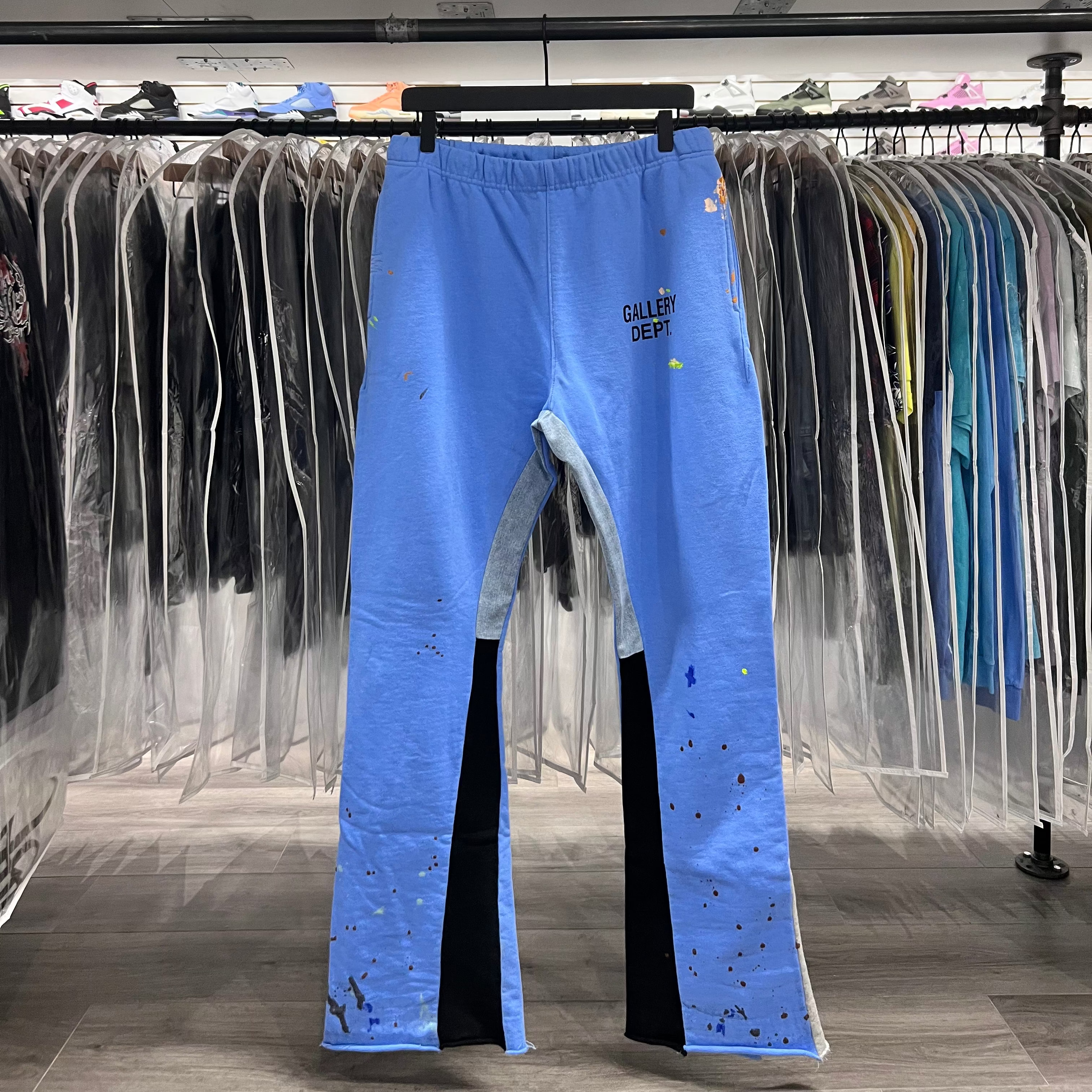 Gallery Dept Flare Sweats Blue (Lightly Worn)