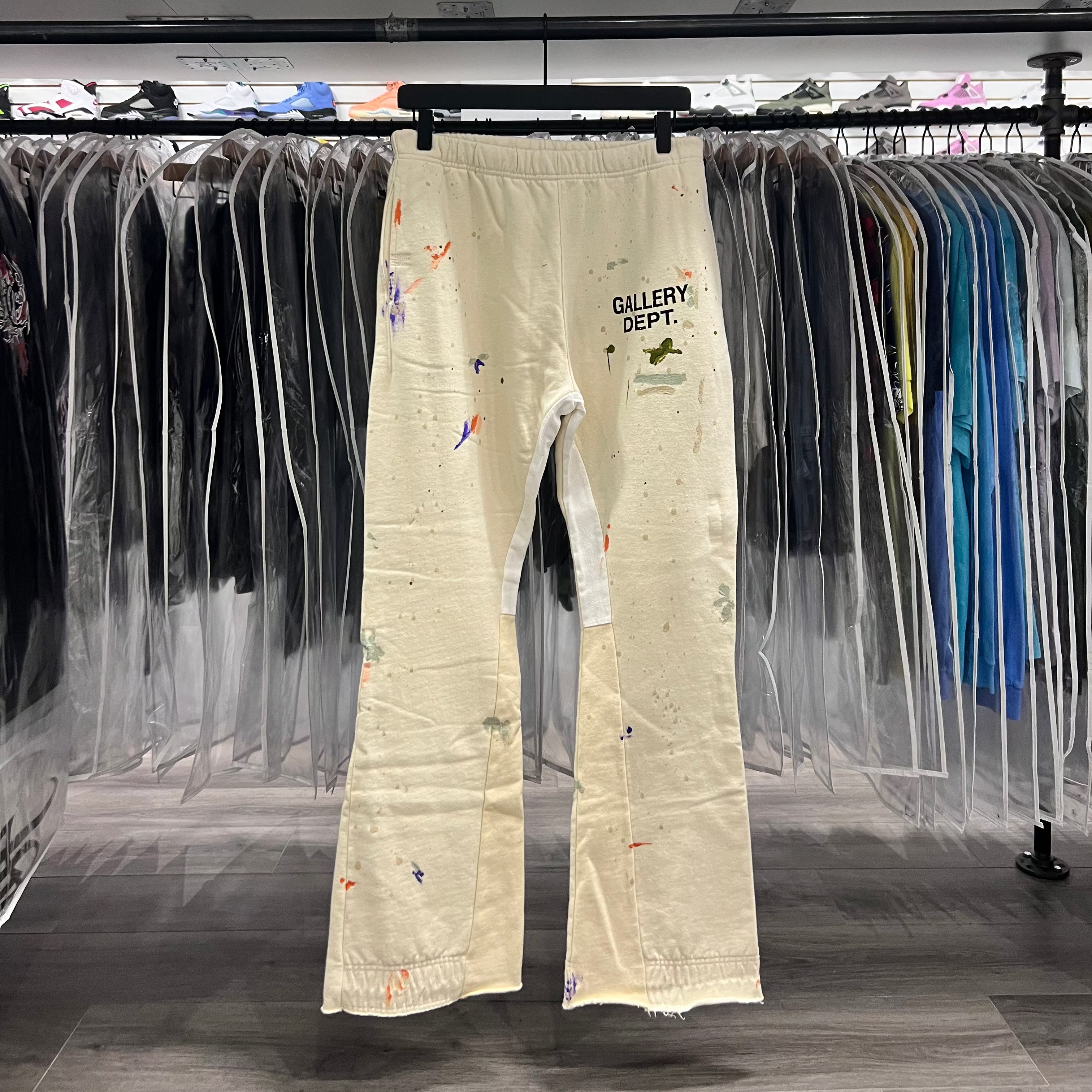 Gallery Dept Flare Sweat Pants Cream (Lightly Worn)