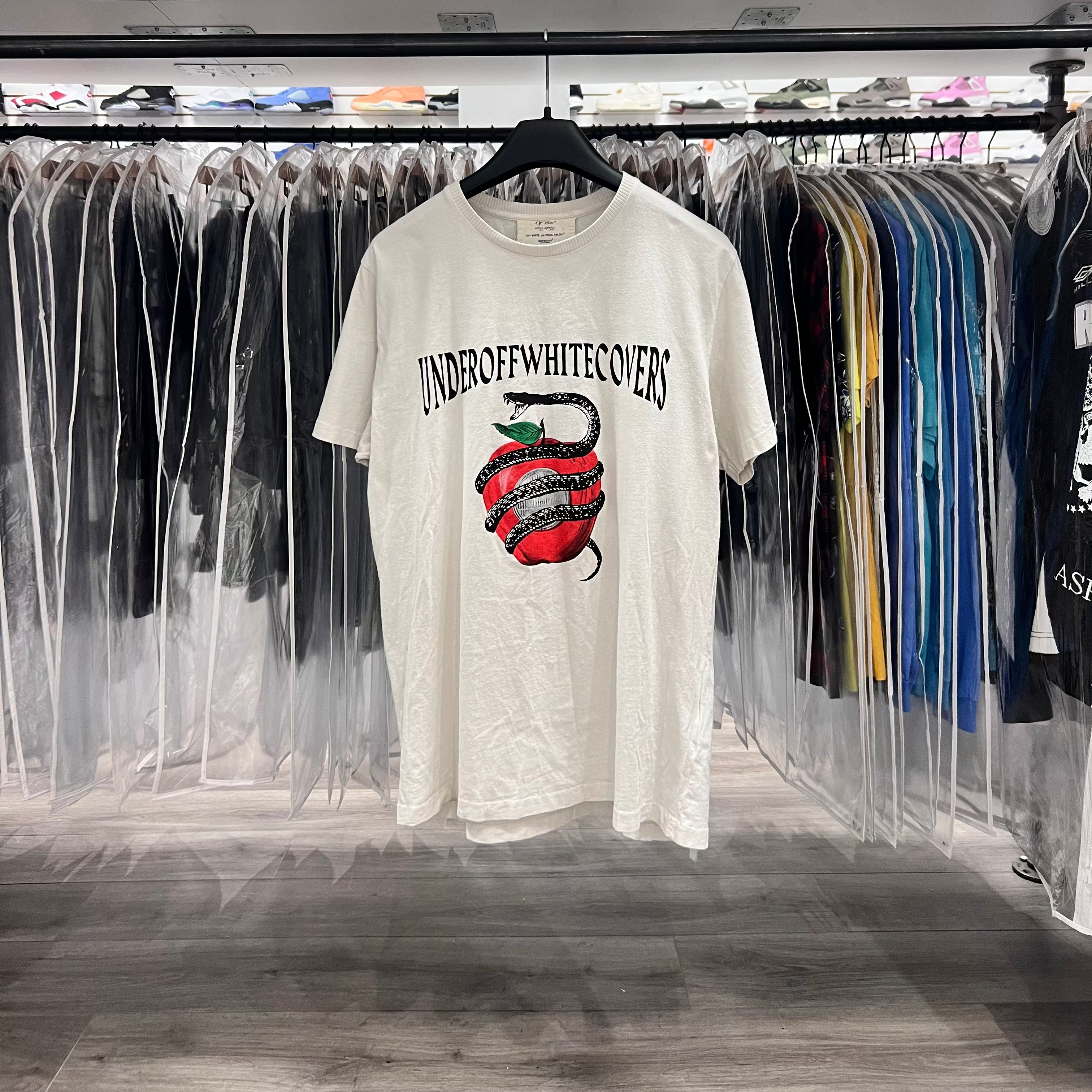 Off White X Undercover Apple Tee (Lightly Worn + Stains)