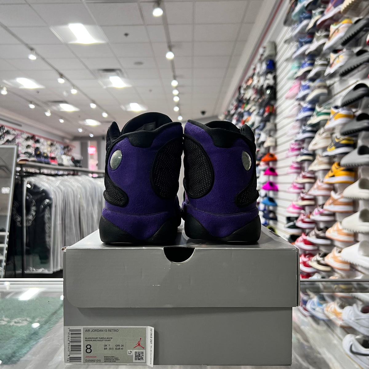Jordan Retro 13 Mens Court Purple (Lightly Worn)