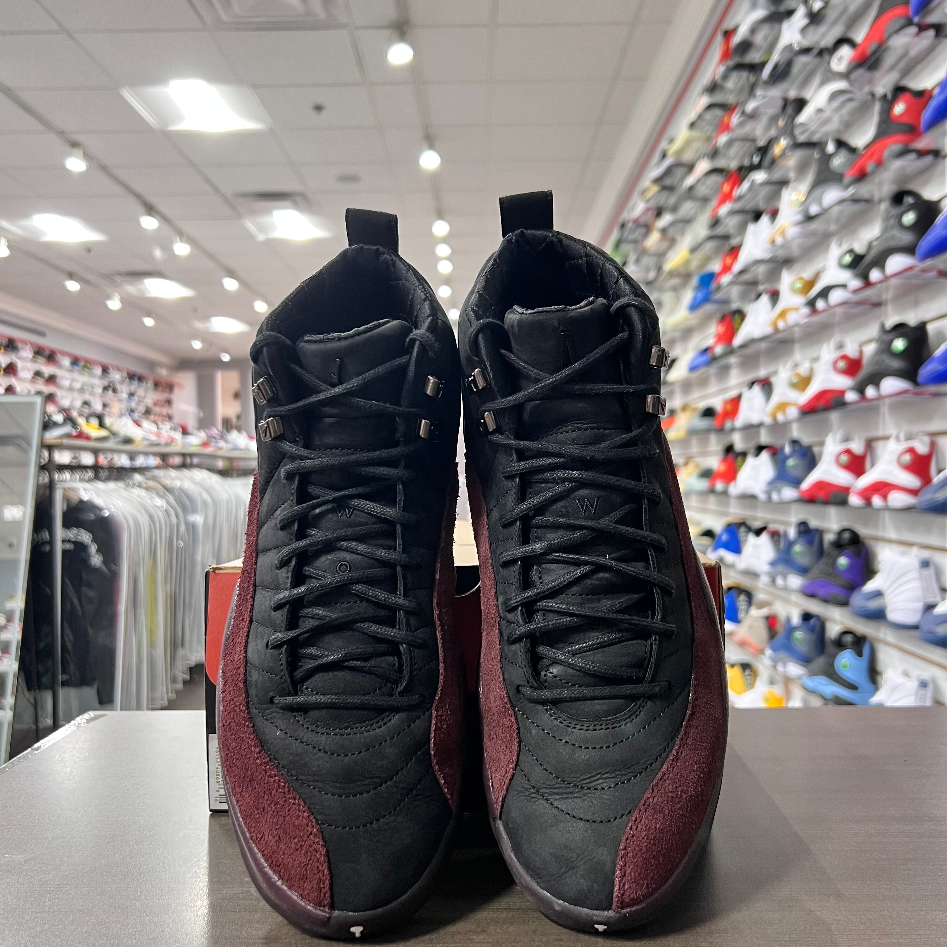 Jordan Retro 12 Womens A Ma Maniere Black (Lightly Worn)