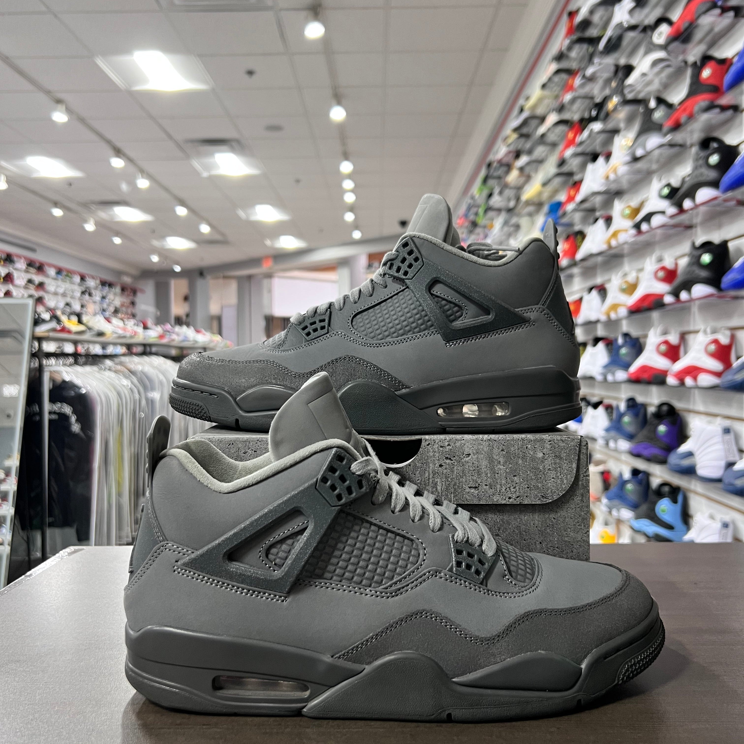 Jordan Retro 4 Mens Wet Cement (Lightly Worn)