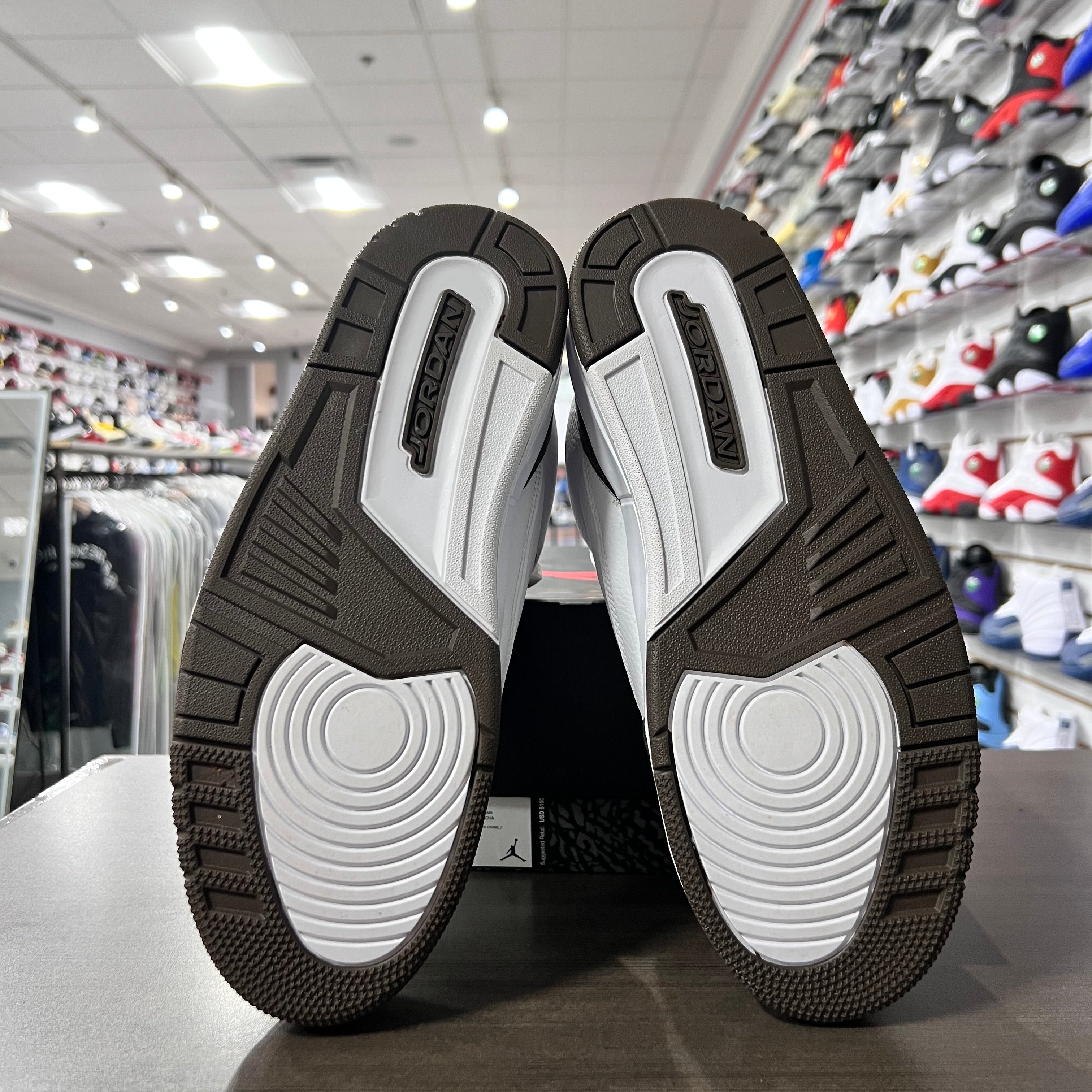 Jordan Retro 3 Mens Mocha (Lightly Worn)