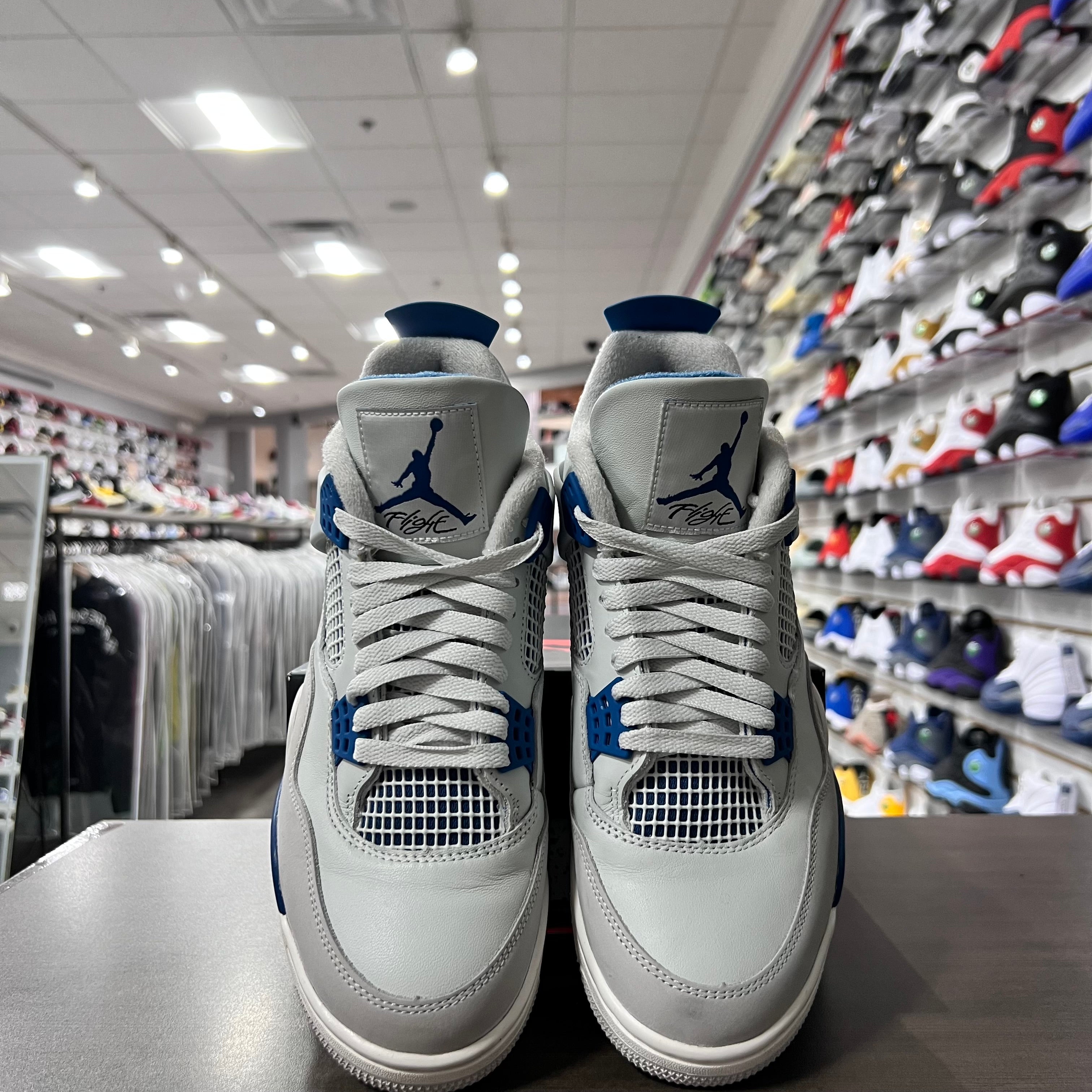 Jordan Retro 4 Mens Military Blue (Lighlty Worn)