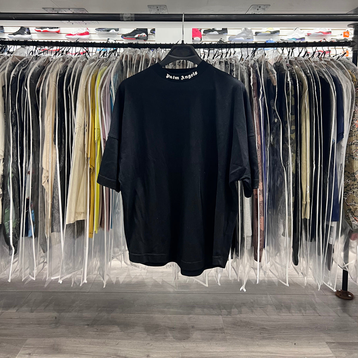Palm Angel Neck Logo T-Shirt (Lightly Worn)