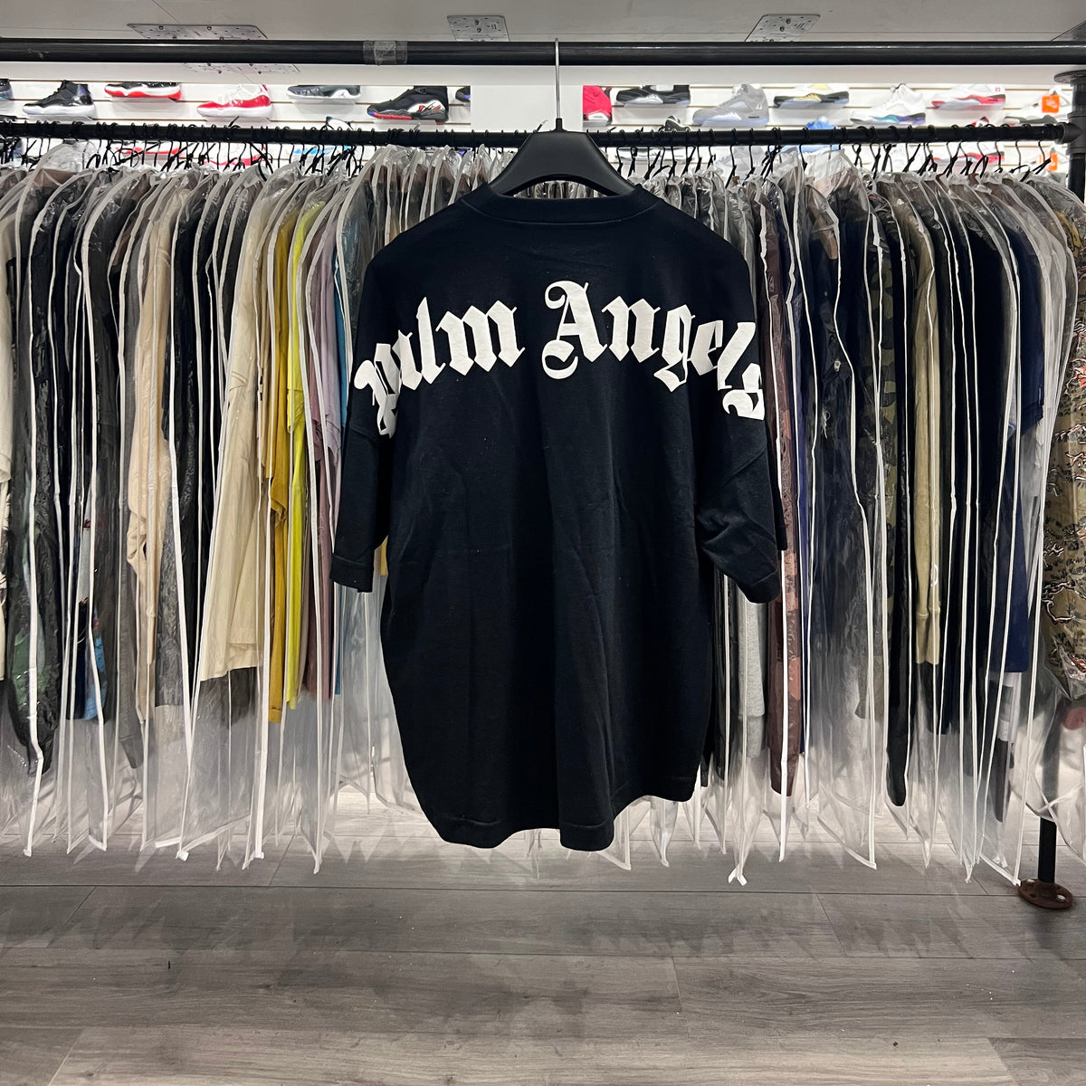 Palm Angel Neck Logo T-Shirt (Lightly Worn)