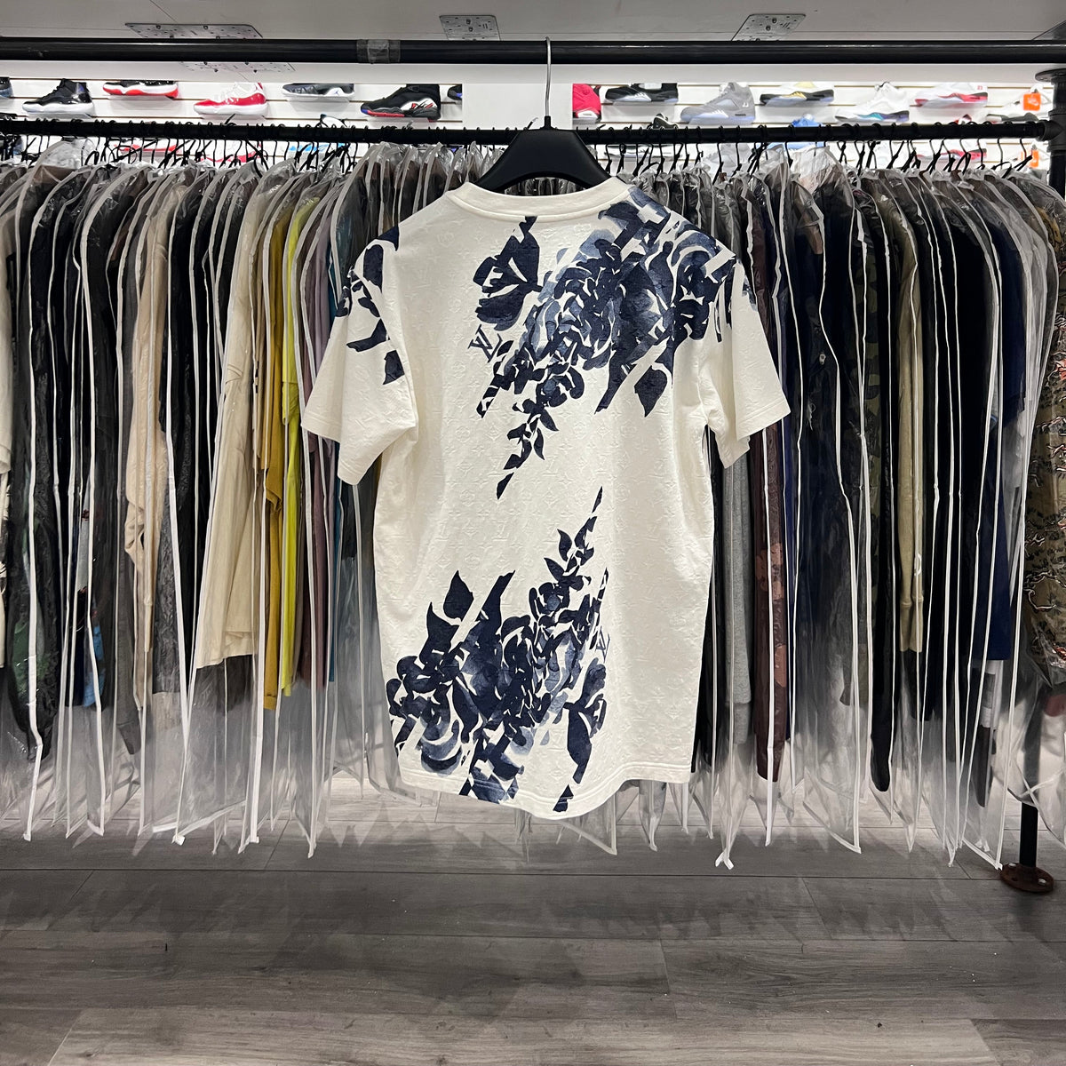 Louis Vuitton Monogram Ink Floral T-Shirt (Lightly Worn)