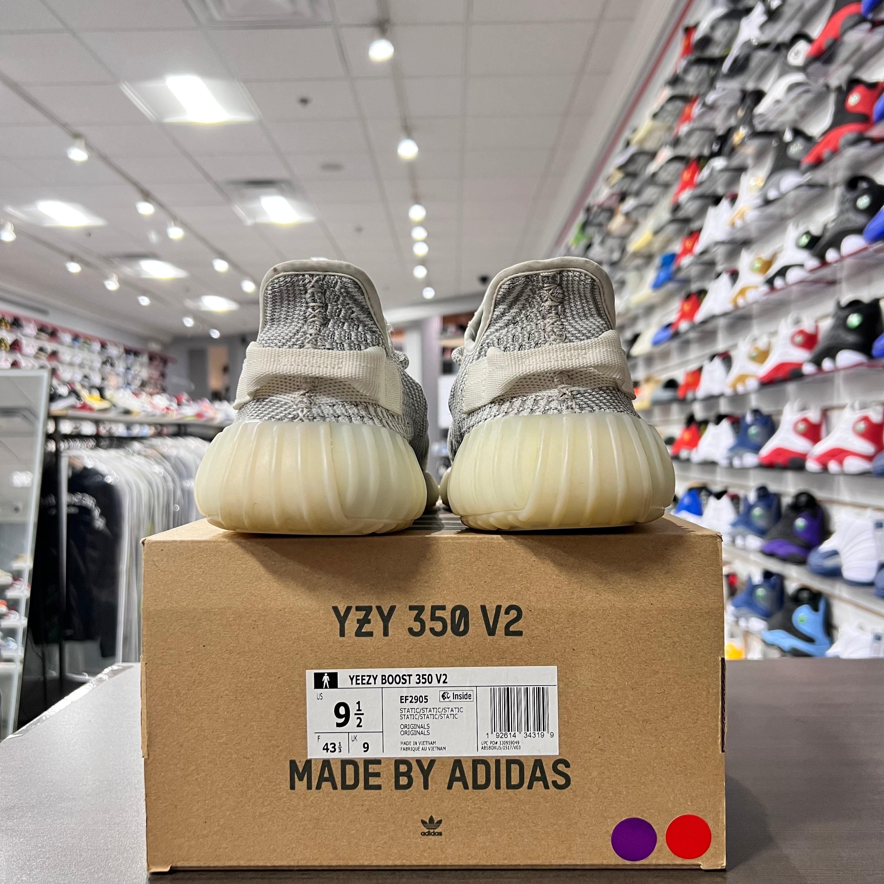 Yeezy 350 V2 Static White (Lightly Worn)