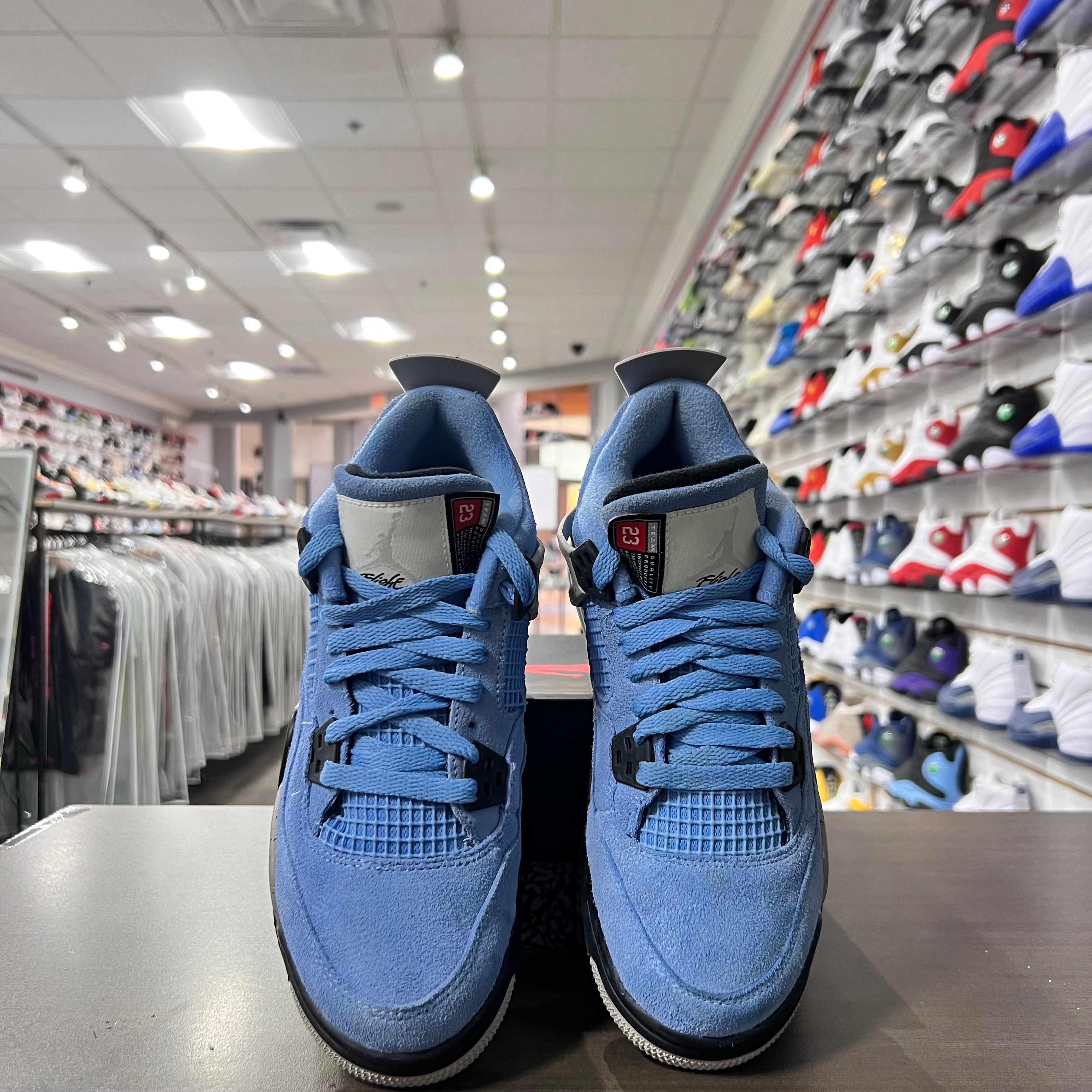 Jordan Retro 4 Gs University Blue (Lightly Worn+Replacement Box)