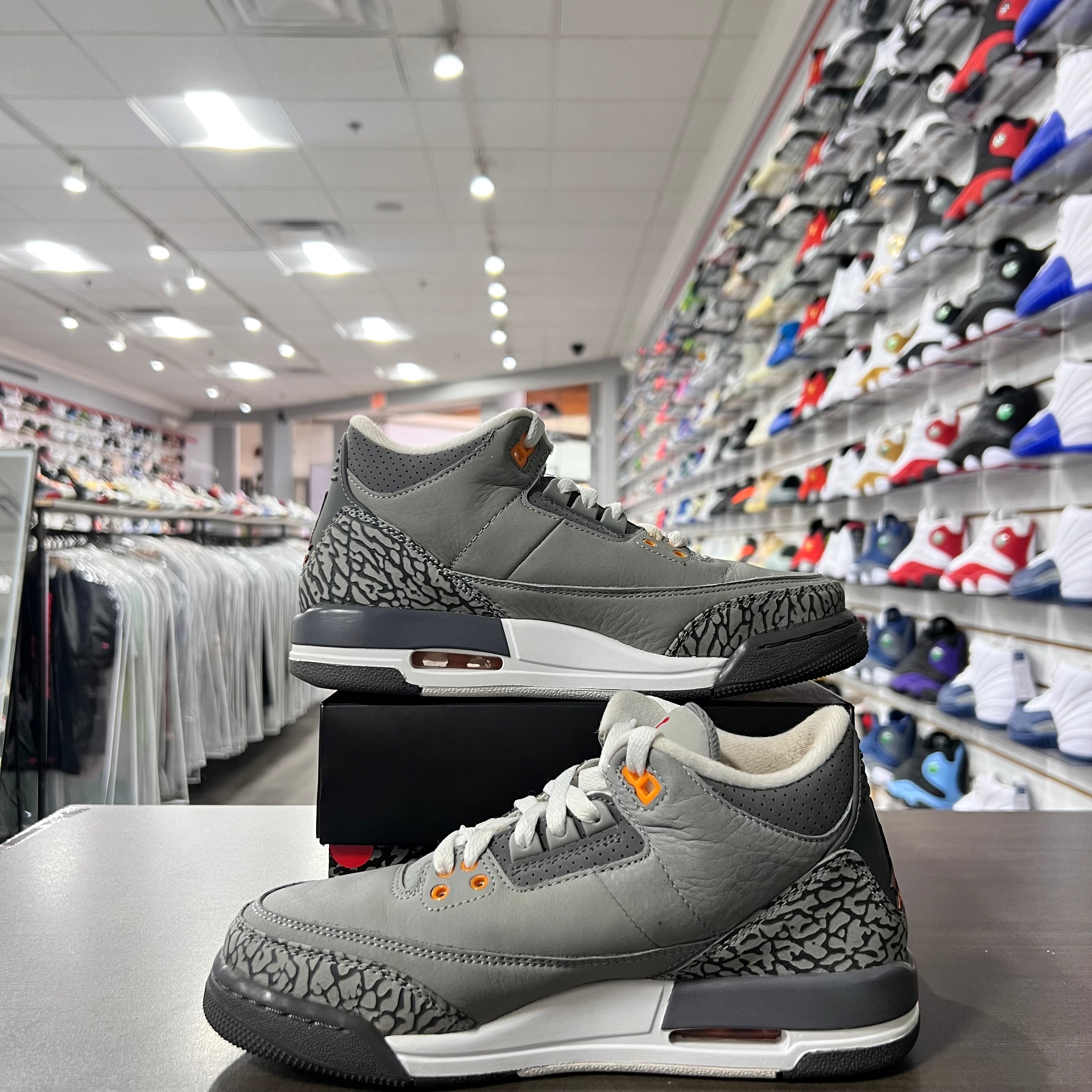 Jordan Retro 3 Gs Cool Grey (Lightly Worn)