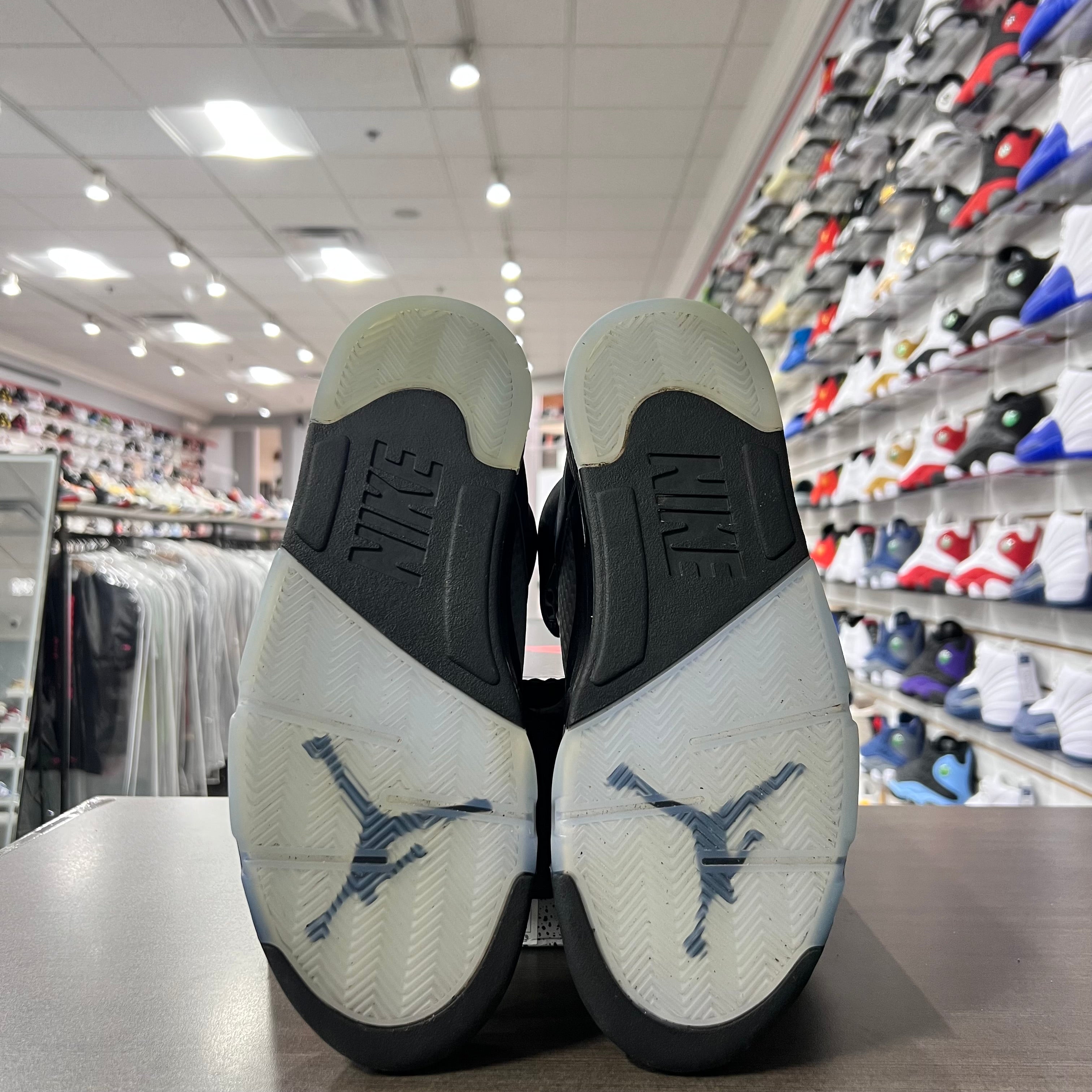 Jordan Retro 5 Mens Black Metallic Reimagined (Lightly Worn)