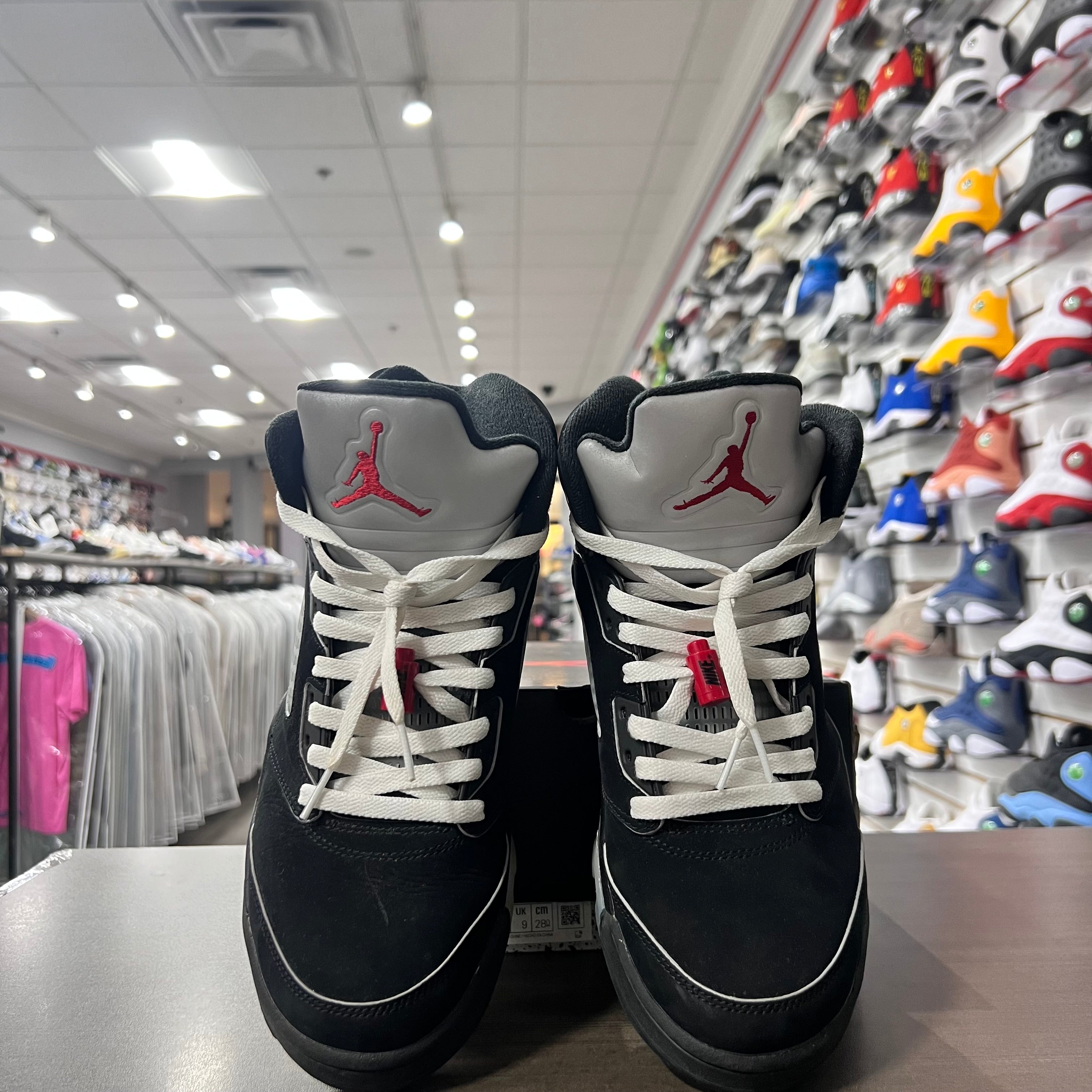 Jordan Retro 5 Mens Black Metallic Reimagined (Lightly Worn)