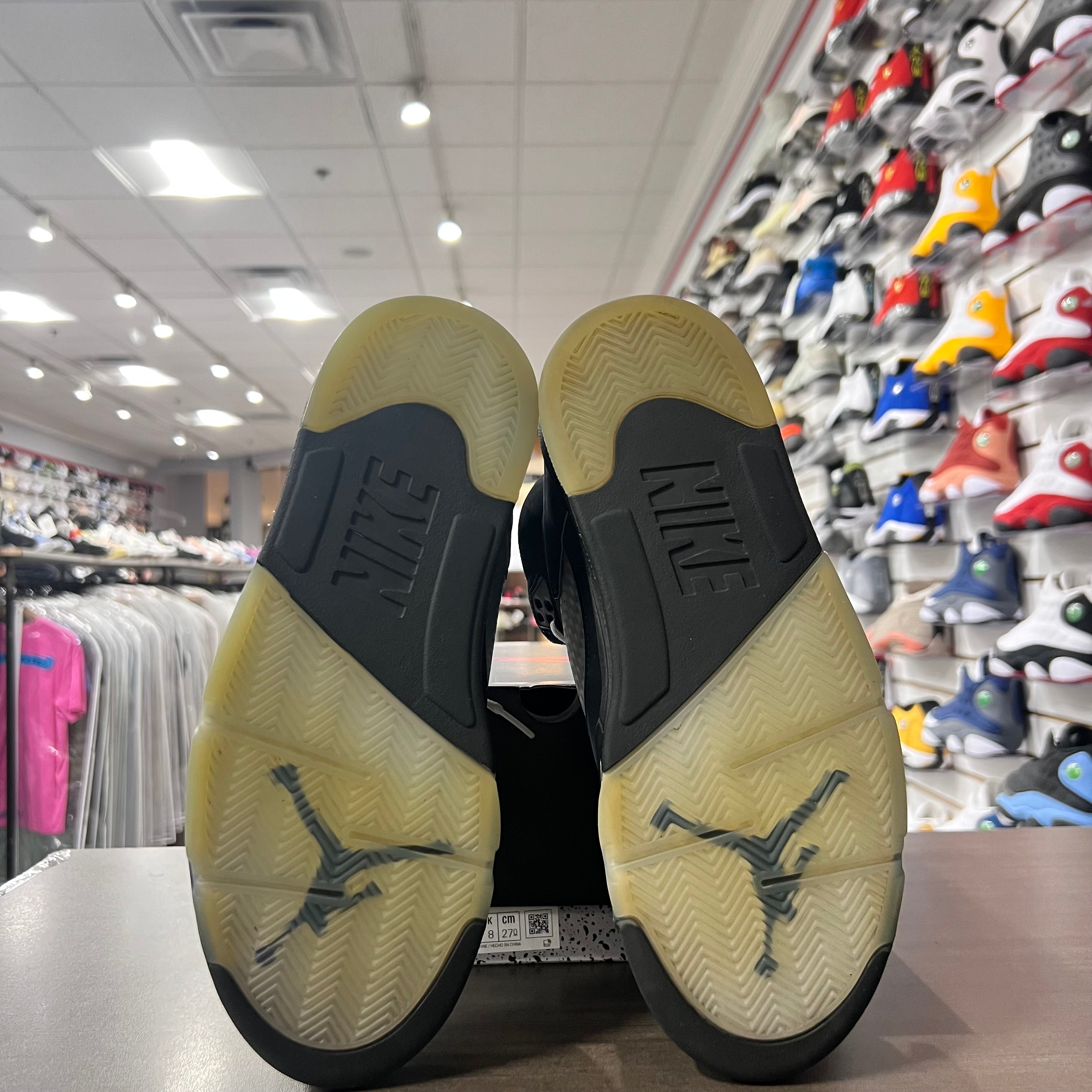 Jordan Retro 5 Mens Black Metallic Reimagined (Lightly Worn)