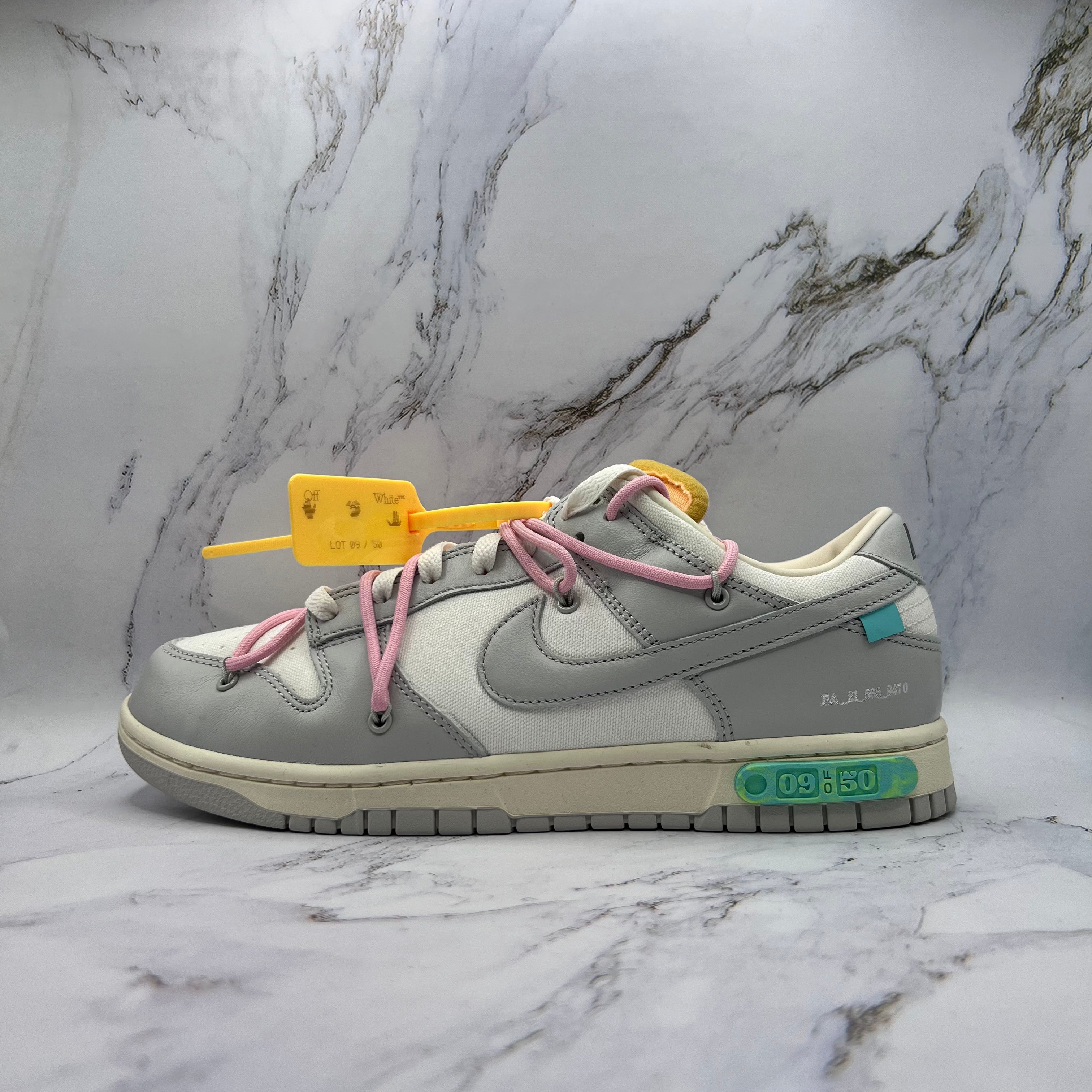 Nike Dunk Low Mens Off White Lot 9