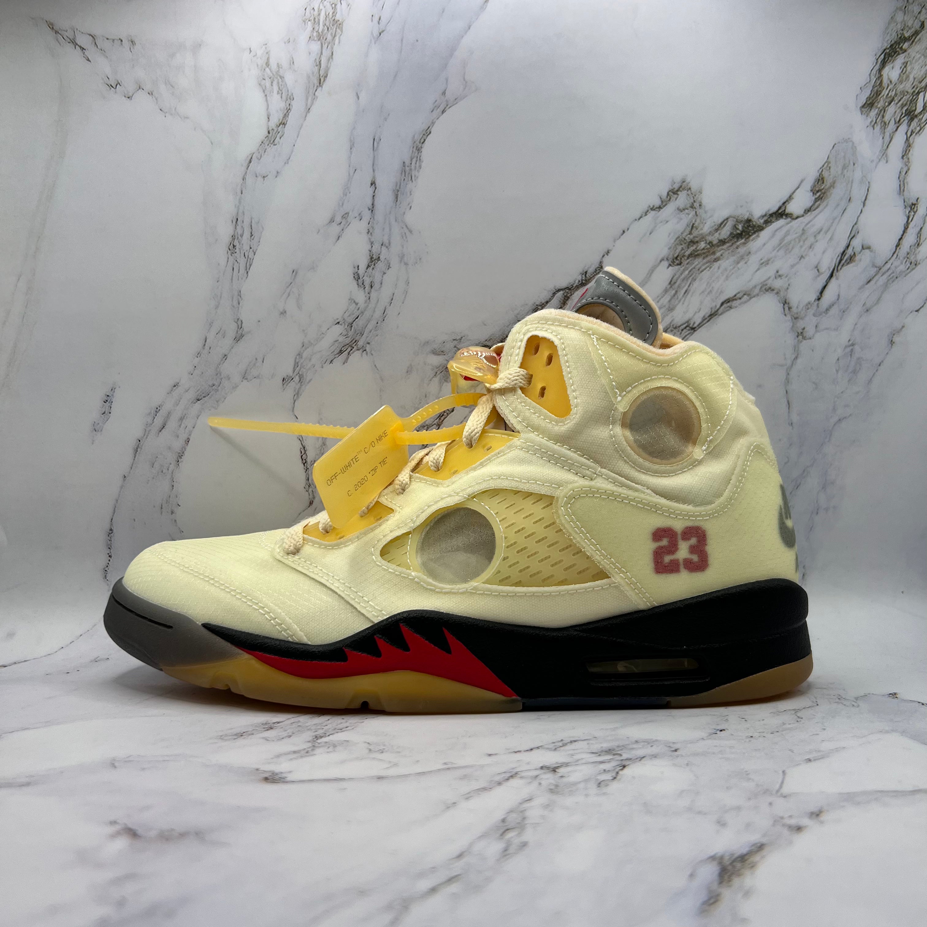 Jordan Retro 5 Mens Off White Sail