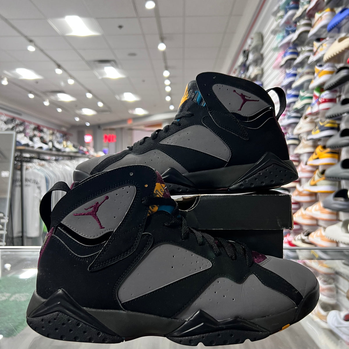 Jordan Retro 7 Mens Bordeaux (Lightly Worn)