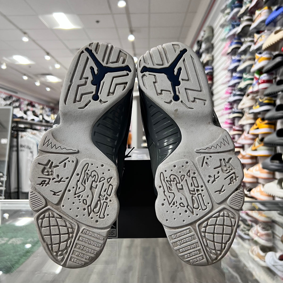 Jordan Retro 9 Flint Grey French Blue (Lightly Worn)
