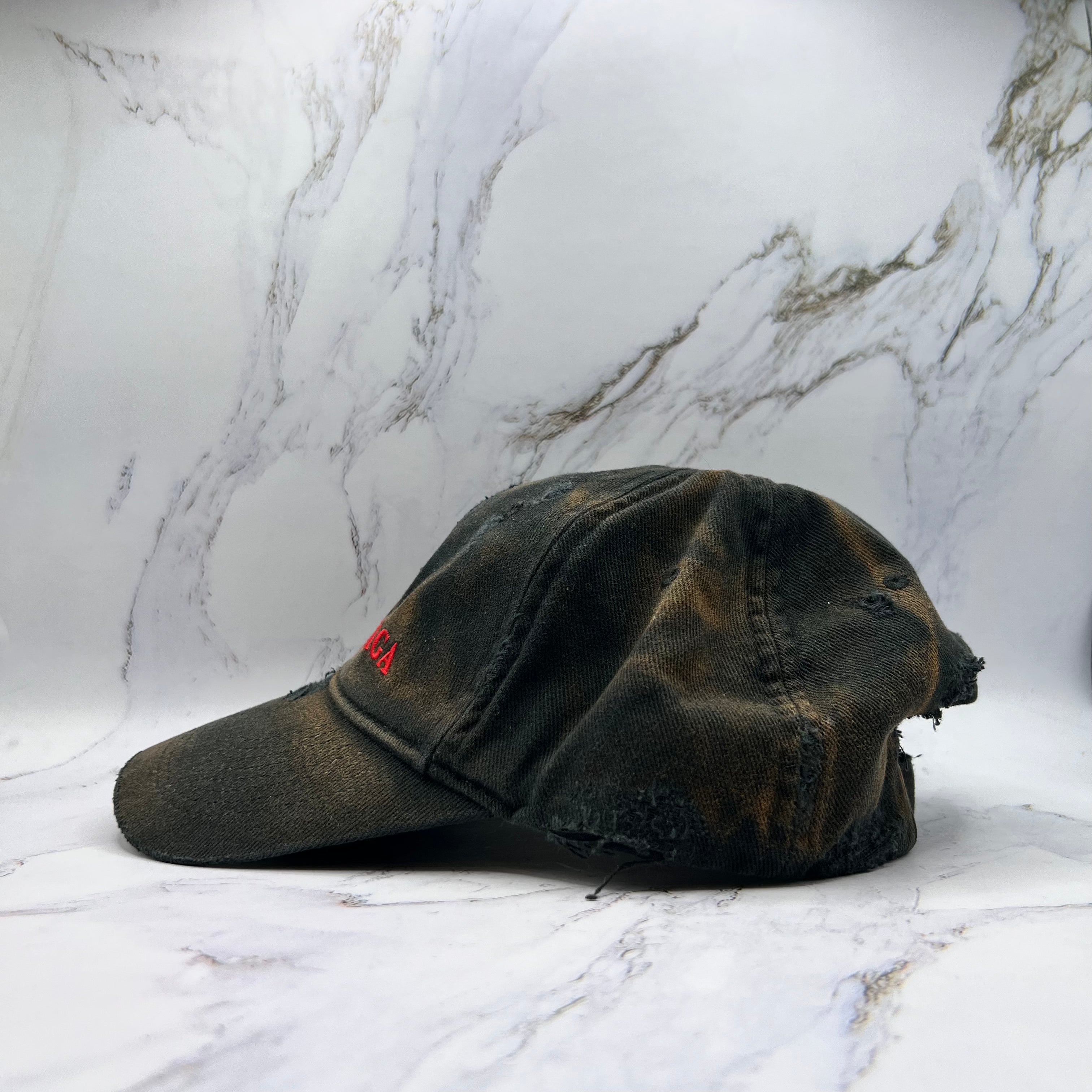 Balenciaga BB Mode Piereced Hat (Lightly Worn)