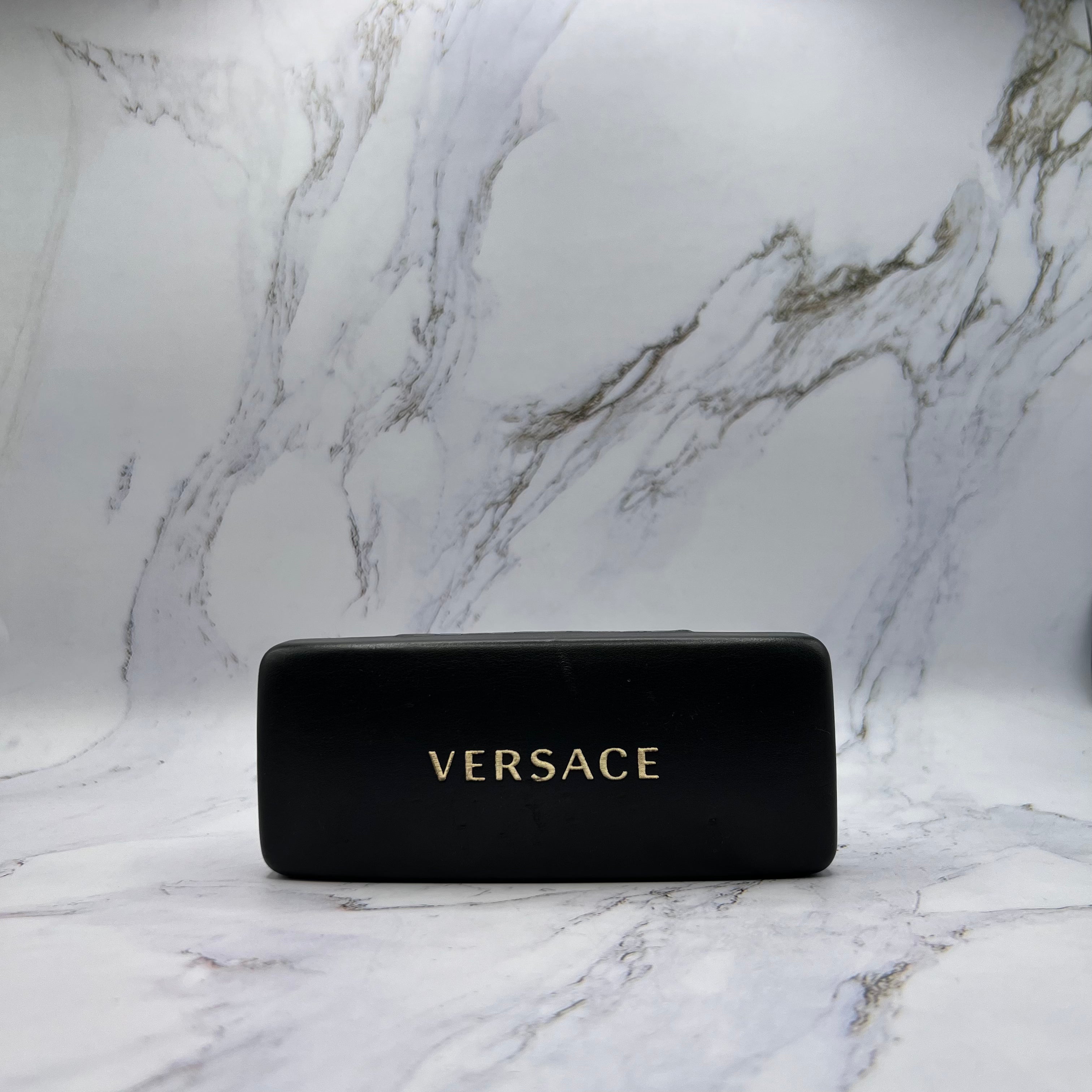 Versace Acetate Sunglasses Black Gold (Lightly Worn)